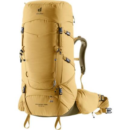 Trekkingrucksack Aircontact Core 55+10 SL savanna-nori
