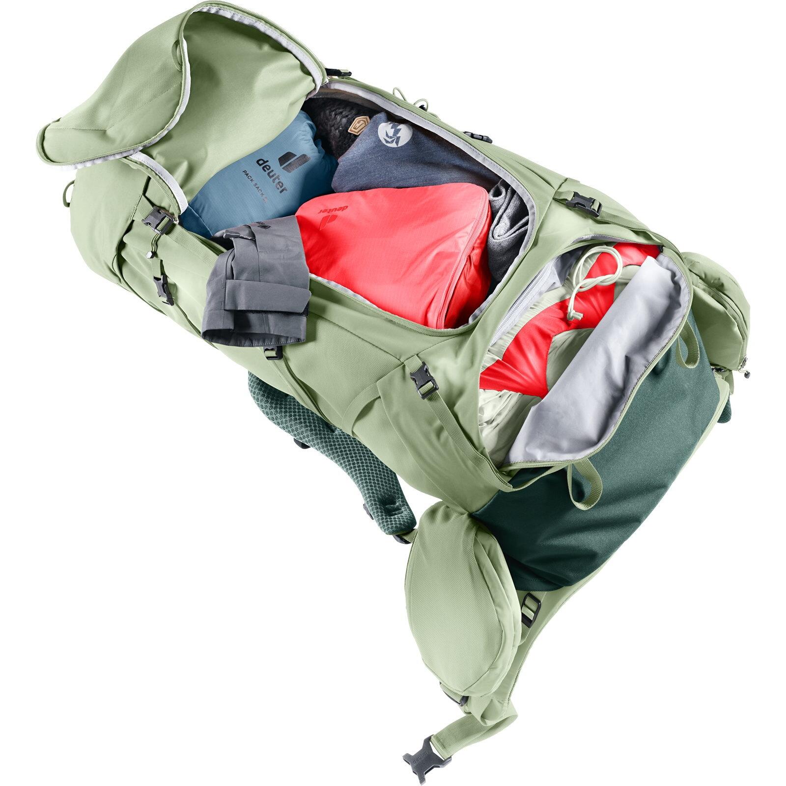 Damen - trekking - rucksack - verstellbar, belüftet - aircontact 55+10 7/13