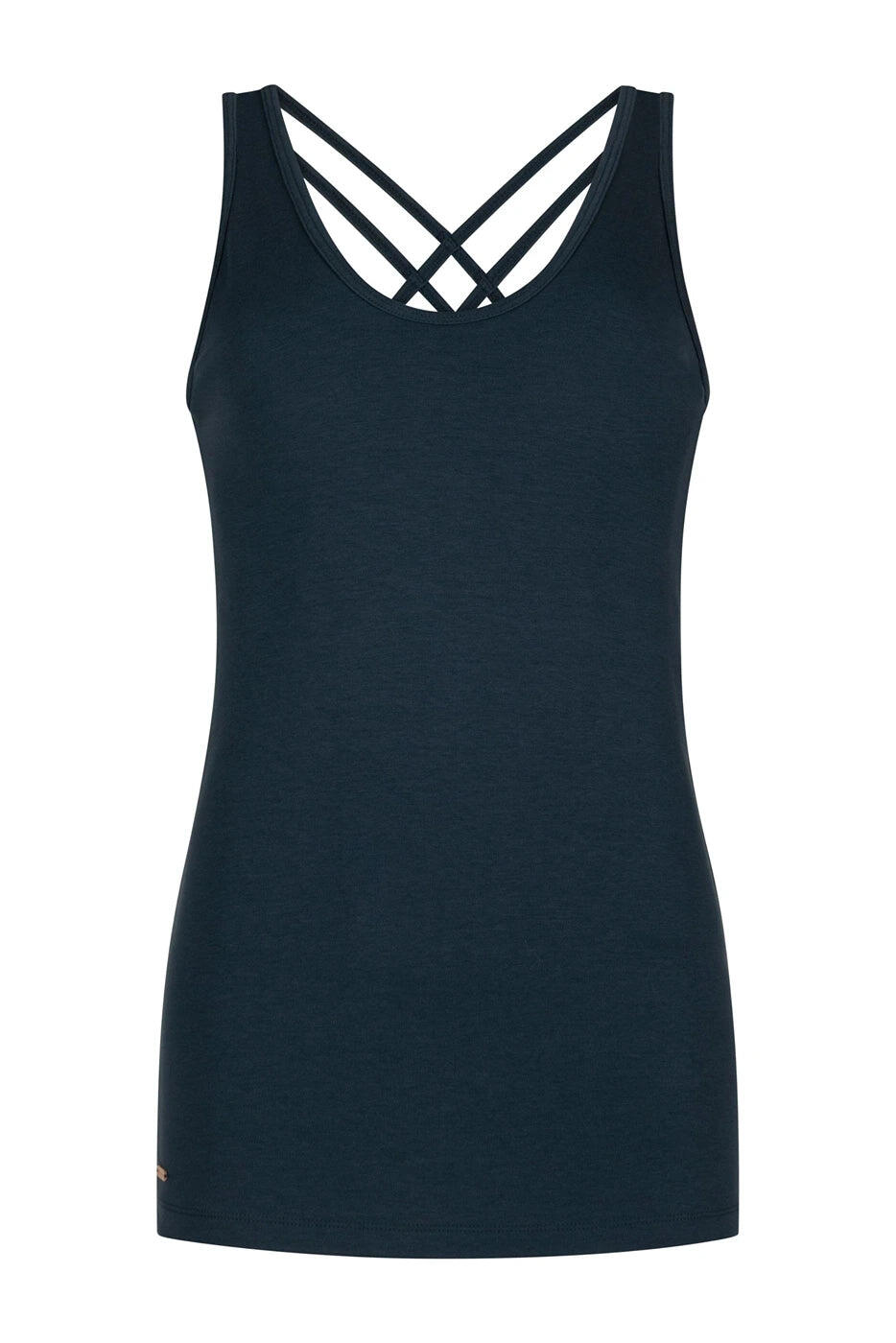 Top de Yoga et Pilates en Bambou Lyrais  - Blue Acier 5/5