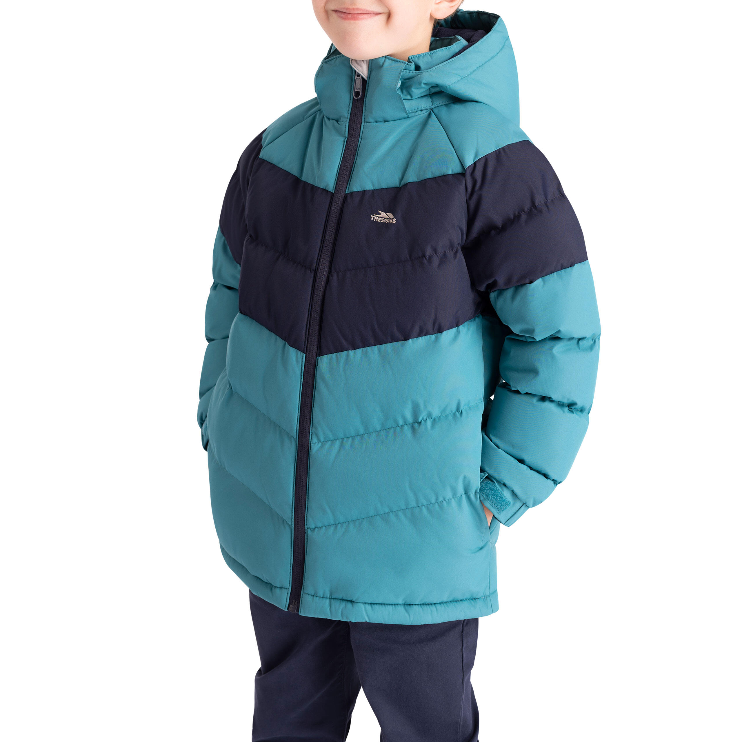 Unisex Kids Padded Detachable Hood Waterproof Casual Jacket - Aldery 4/5
