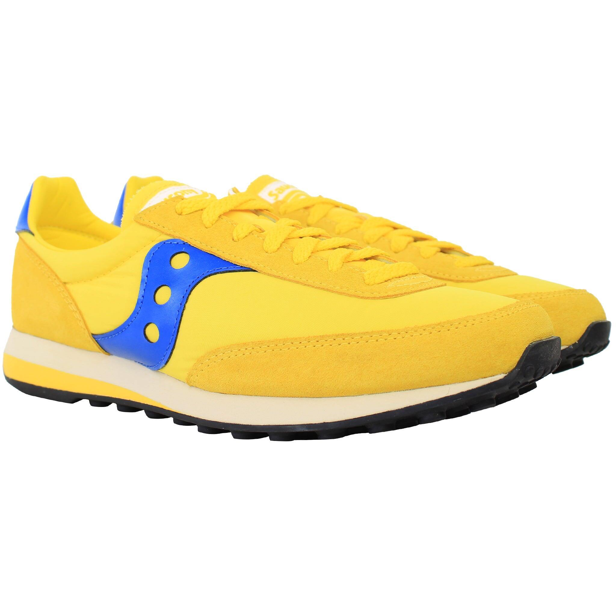 Saucony Trainer 80 Mens Yellow Trainers 2/5