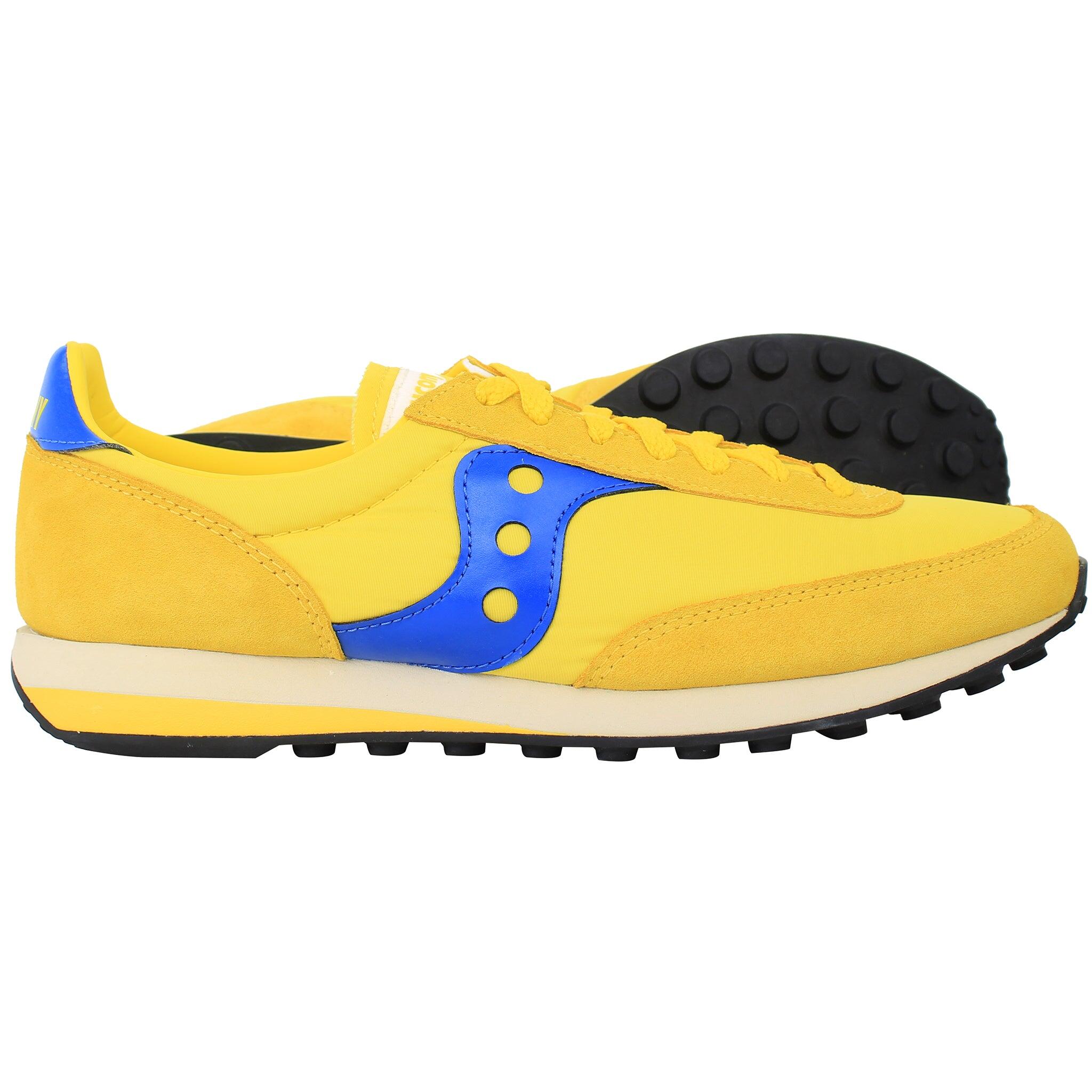 Saucony Trainer 80 Mens Yellow Trainers 4/5