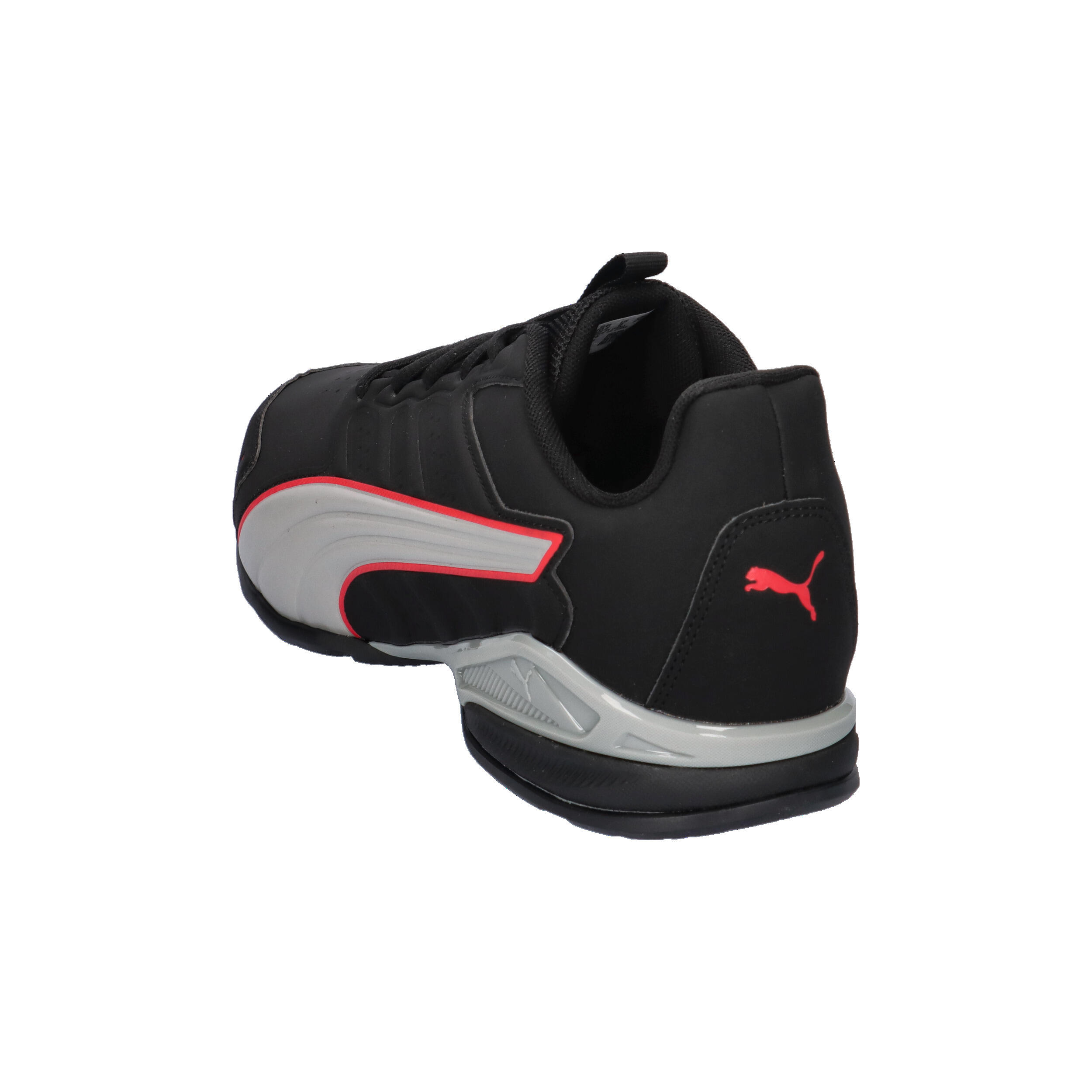 Puma Herren Electro SL Sneaker Turnschuhe 313092 05 Black-Grey Echo Red 12/15
