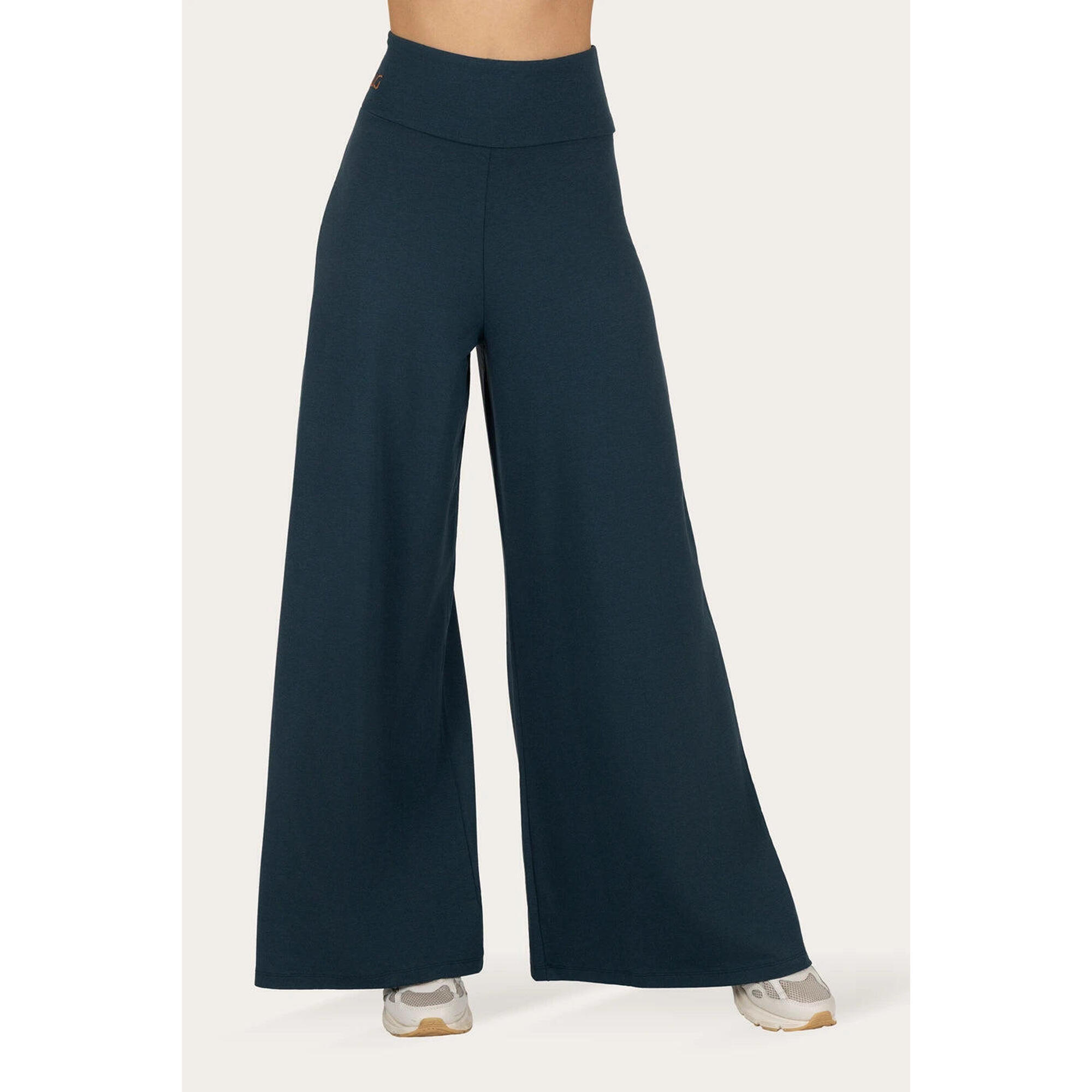 Urban Goddess - Pantalon De Yoga Et Athleisure Nyx À Coupe Large – Bleu Foncé - Pantalons - Bleu - Decathlon