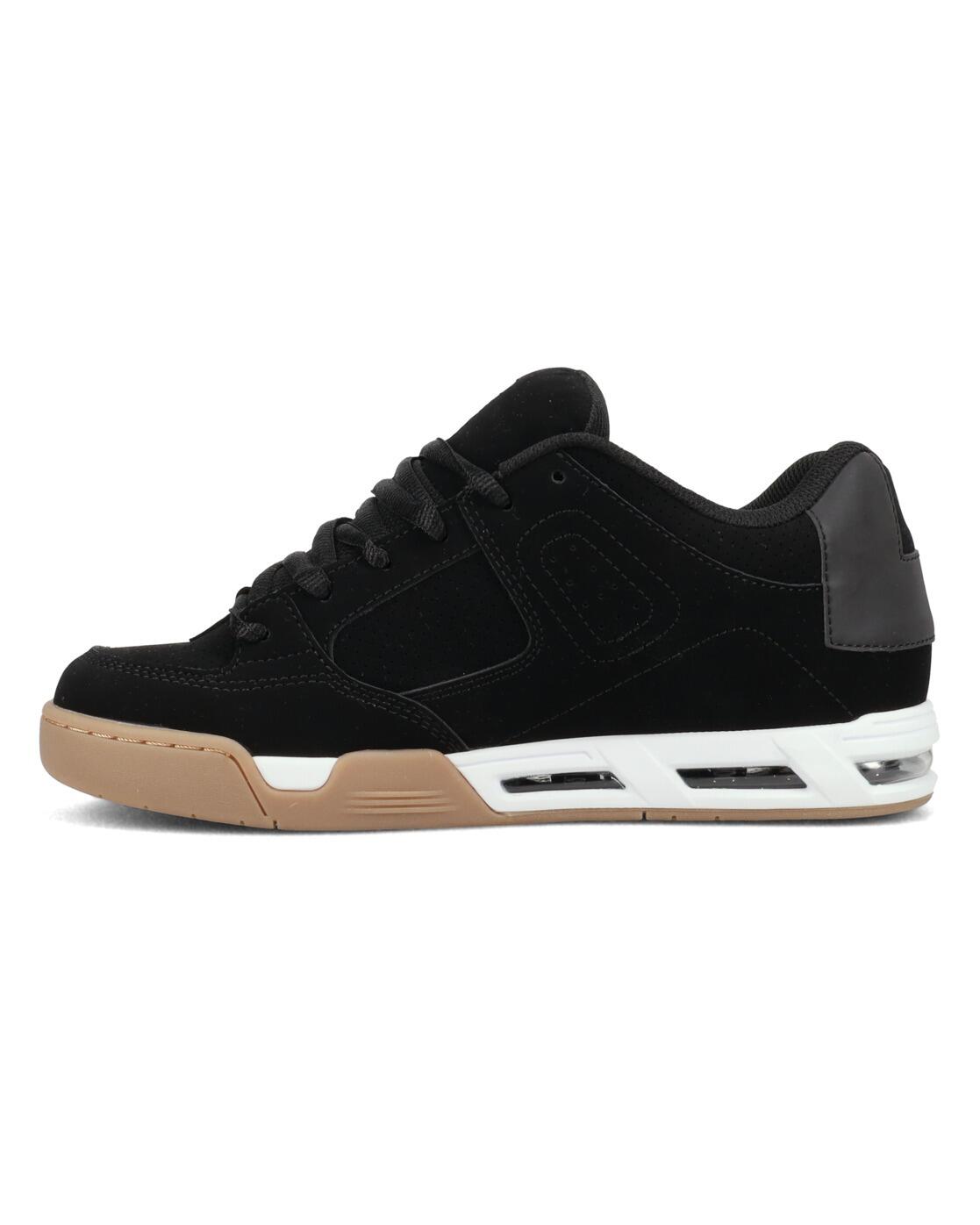 Zapatillas de piel DC COMMAND Negro Hombre 3/4