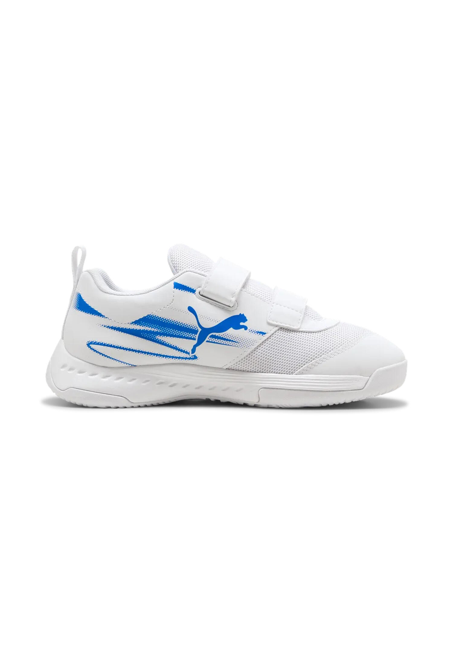 PUMA Varion II V Junior Kinder-Hallenschuhe 108106 13 White-Ultra Blue 2/10
