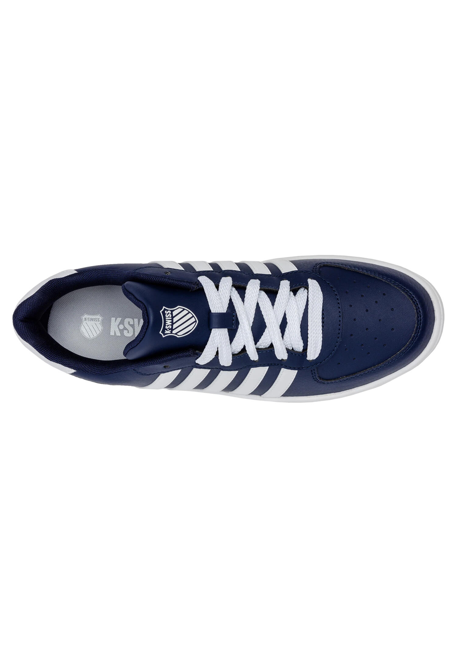K-Swiss Herren Court Cali Sneaker Freizeitschuh 04777-447-M Indigo/White 5/6