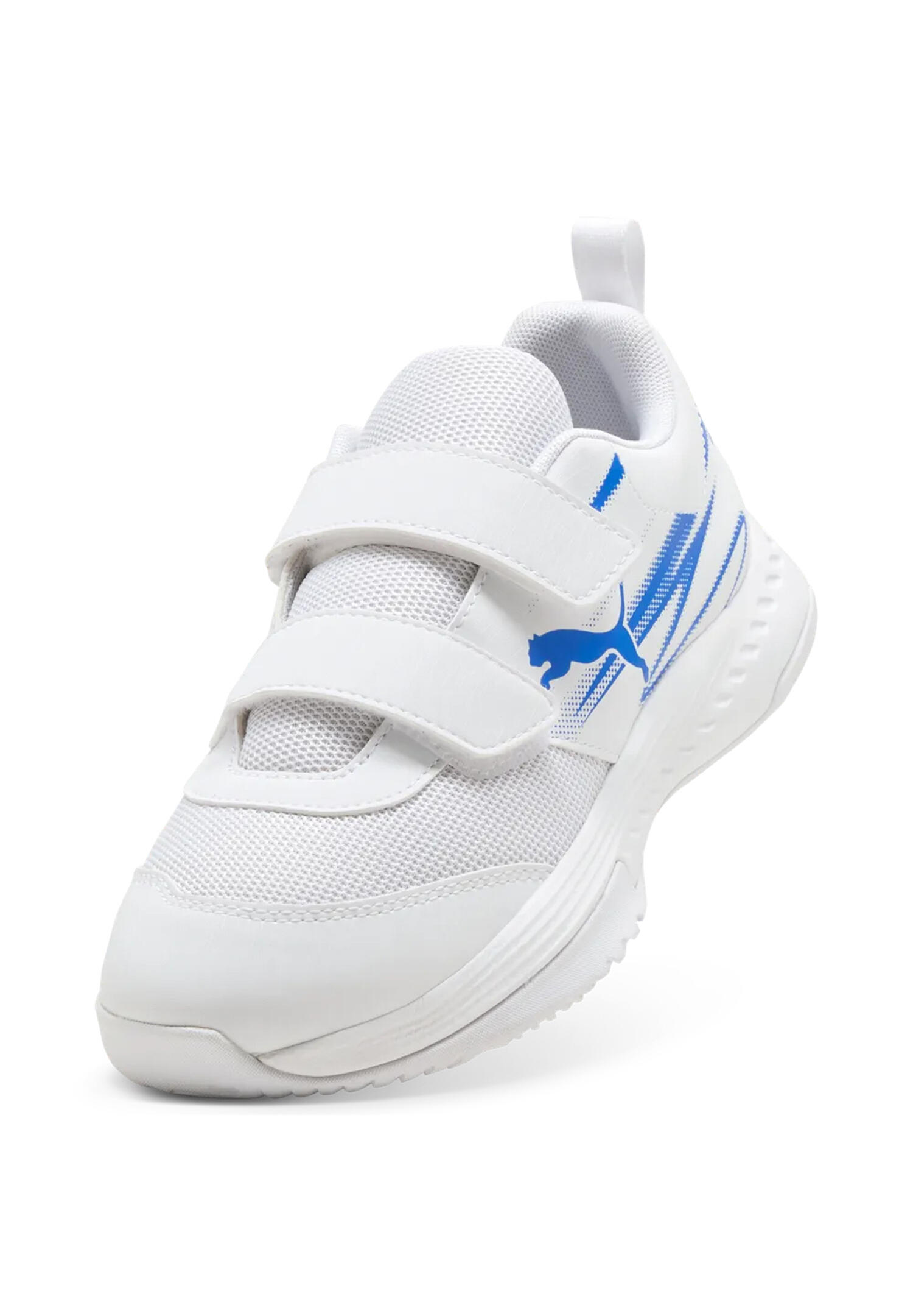 PUMA Varion II V Junior Kinder-Hallenschuhe 108106 13 White-Ultra Blue 5/10
