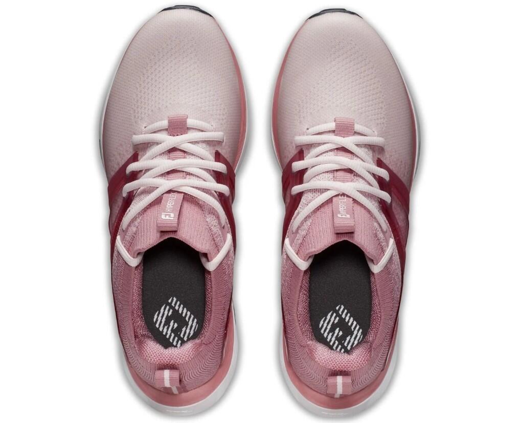 Zapatos Golf Footjoy Hyperflex Mujer Blanco y Rosa 2/3