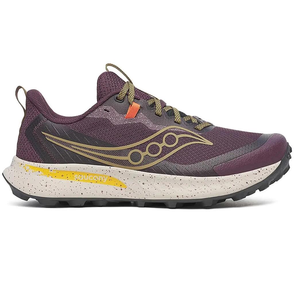 Saucony Peregrine 15 Mens Purple Running Shoes