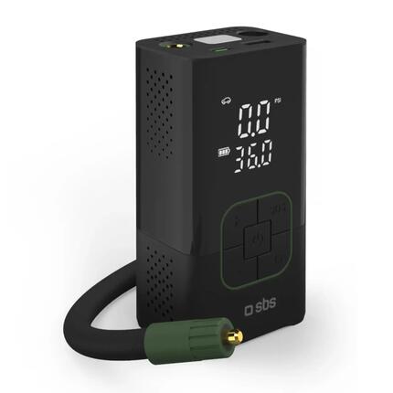 Draagbare compressor met powerbankfunctie (3600 mAh, 5 W) en LED-zaklamp