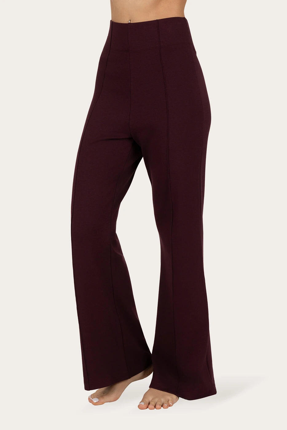 Pantalon de Yoga et athleisure Évasé Cayha – Violet Foncé 2/5