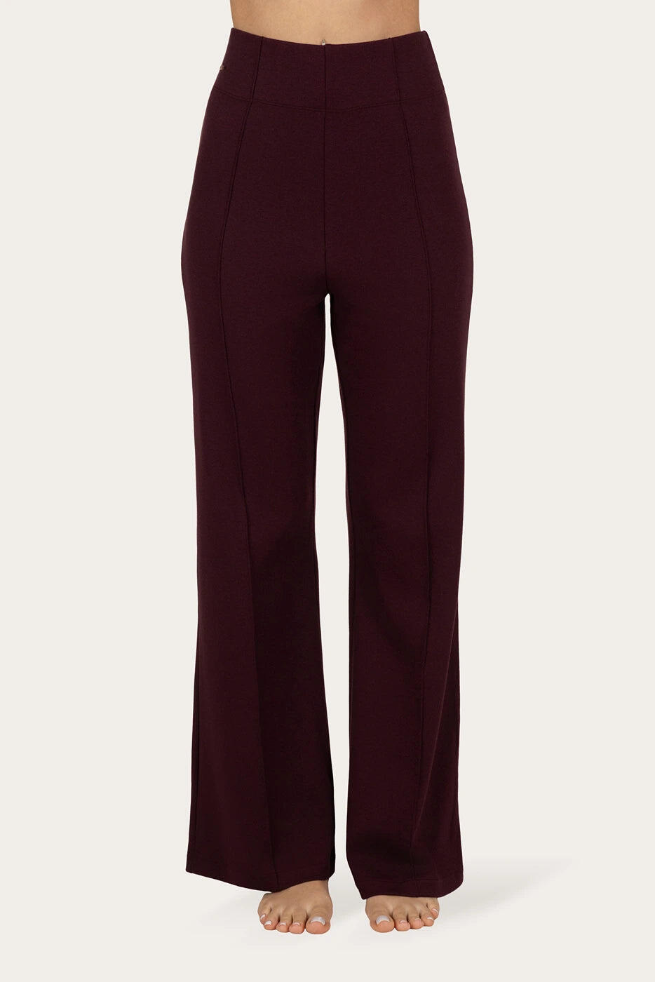 Pantalon de Yoga et athleisure Évasé Cayha – Violet Foncé 1/5