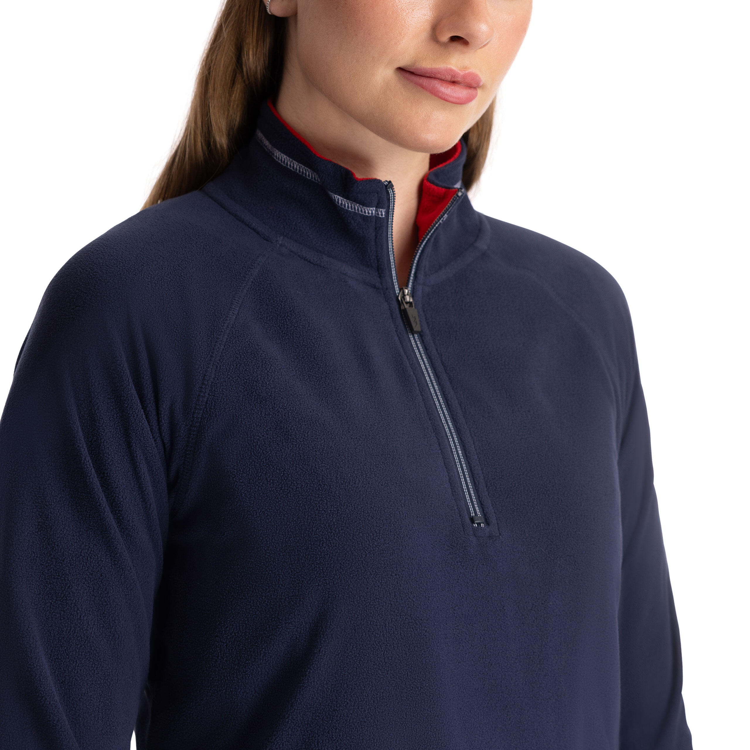 Trespass Skylar - Female Fleece At100 Navy / Red 5/5