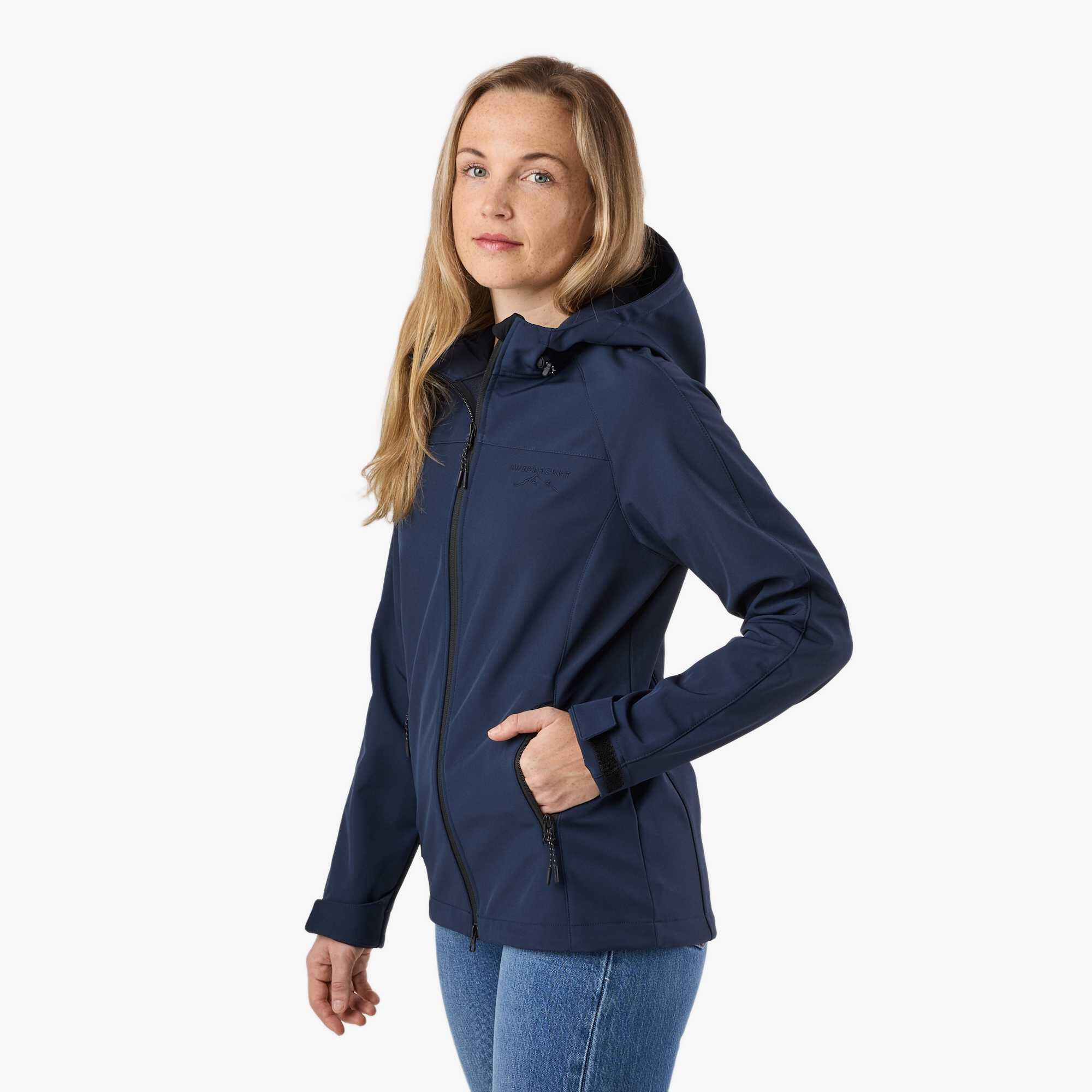 Veste softshell randonnée femme imperméable respirante Stryn Softshell 4/8
