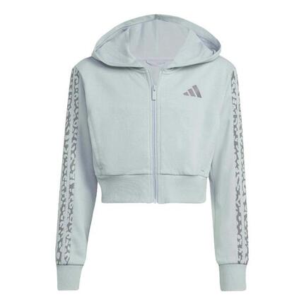 Sweat à capuche Adidas fille vert KB6986