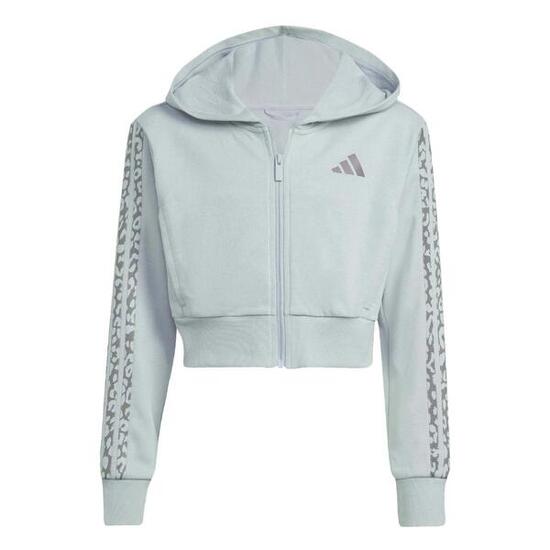 Sweat à capuche Adidas fille vert KB6986