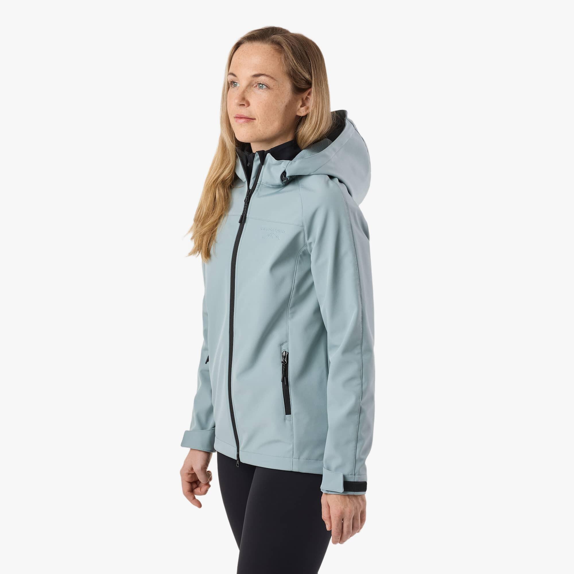 Veste softshell randonnée femme imperméable respirante Stryn Softshell 4/8