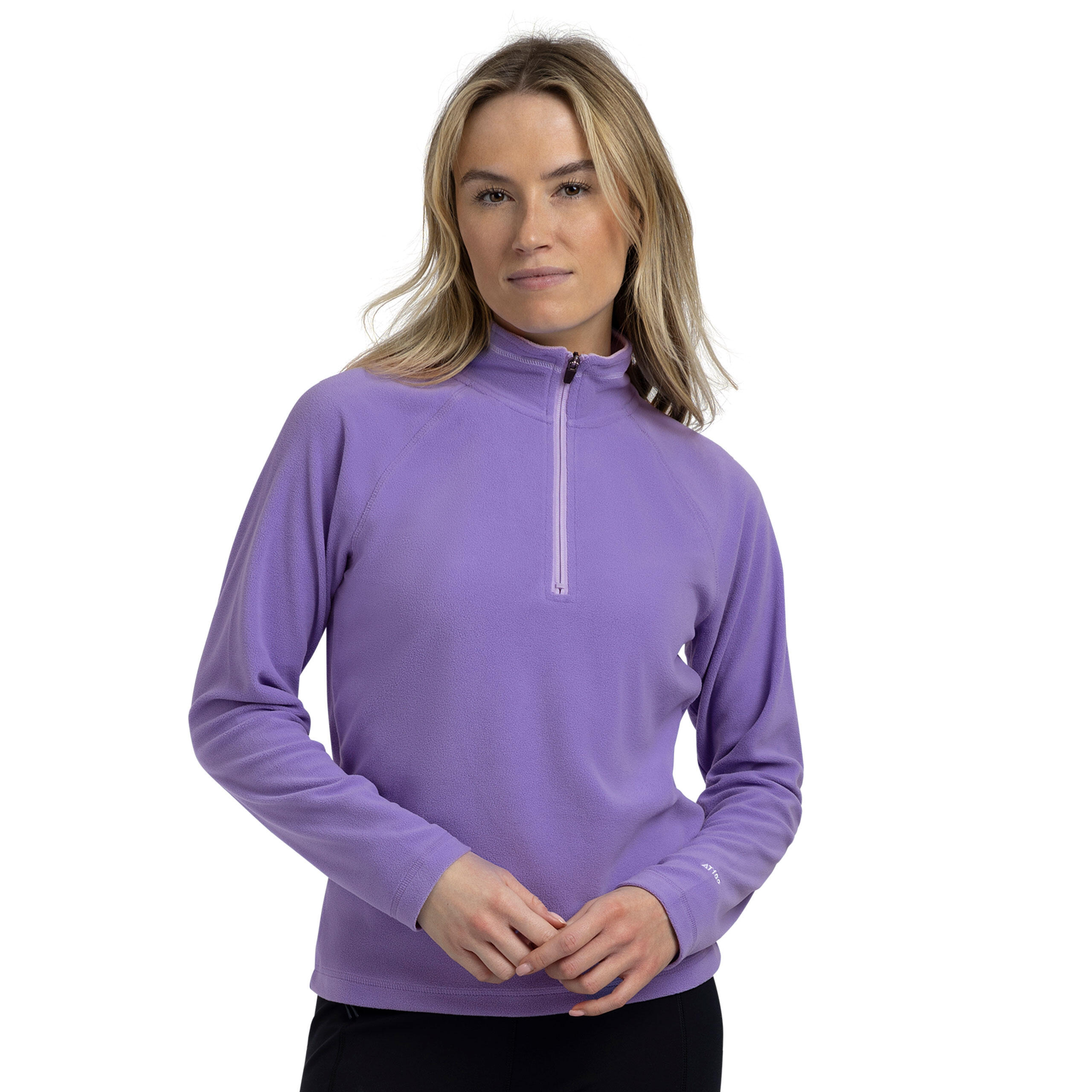 Womens Microfleece 1/2 Zip Neck Airtrap Fleece Top - Skylar 4/5