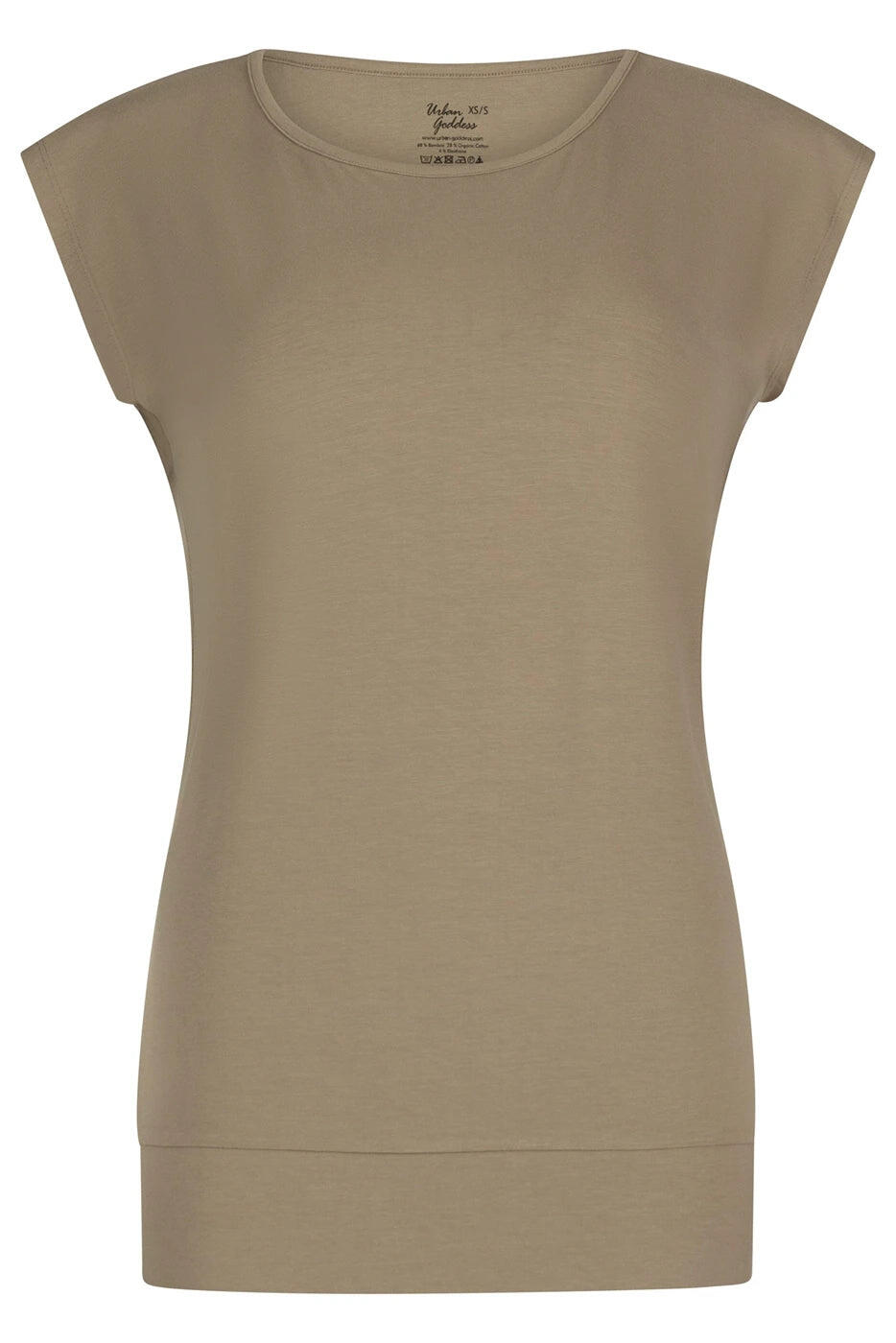 T-shirt de Yoga et Pilates couple ample Asana  - Beige 5/5