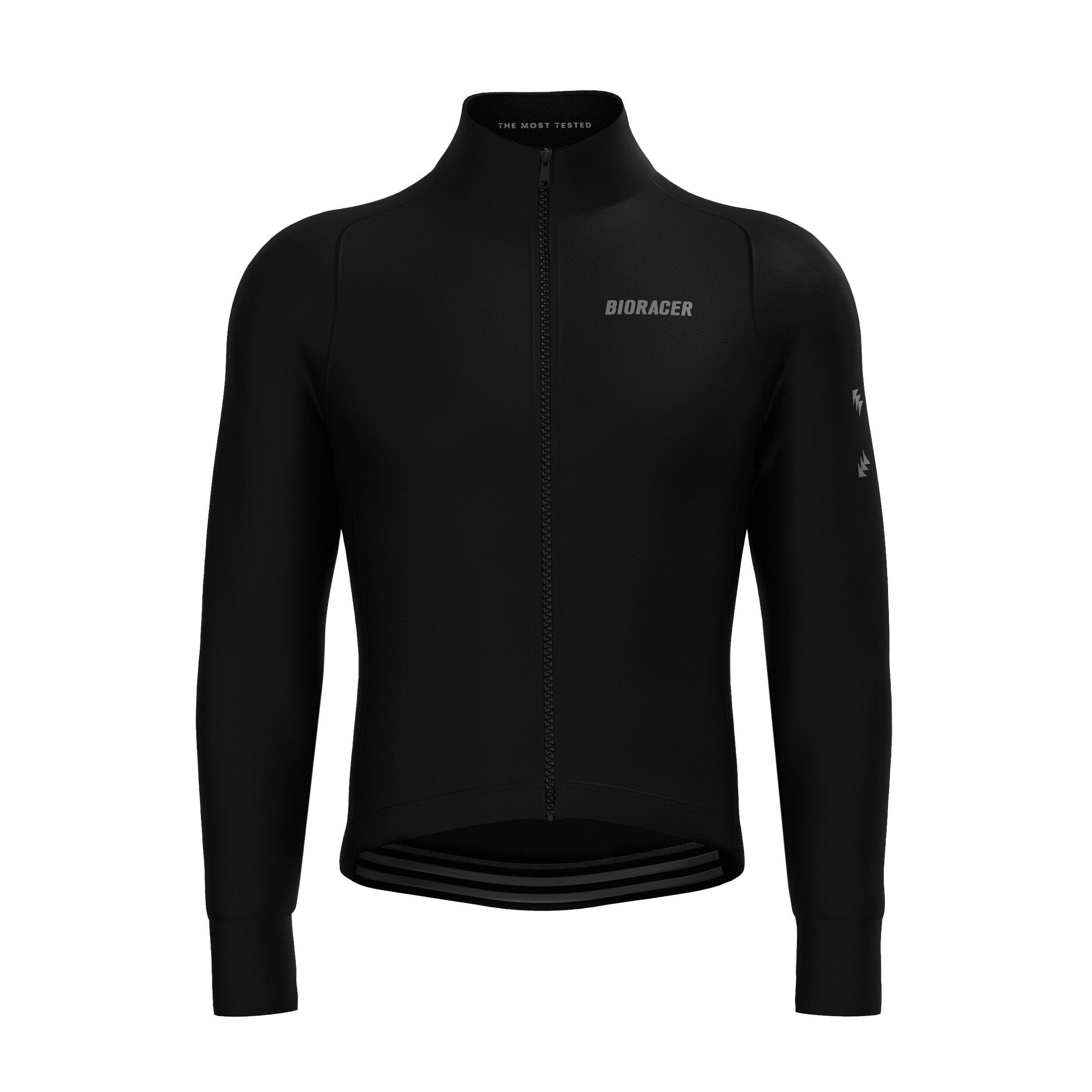 Bioracer - Veste Vélo Hiver Isolante Coupe-vent Homme - Tempest Protect Pixel Noir - Veste - Noir - Decathlon