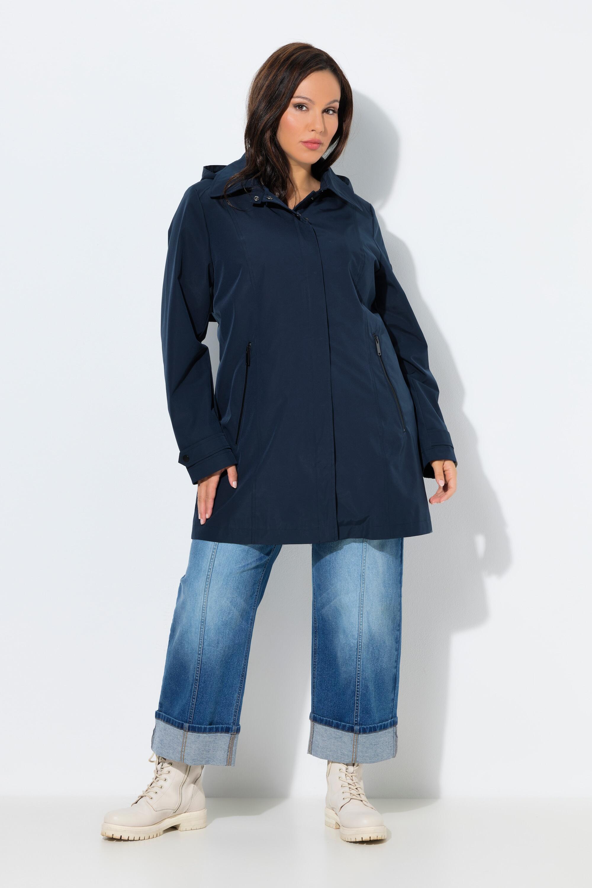 Femme Trench-coat technique HYPRAR à capuche modèle déperlant 1/7