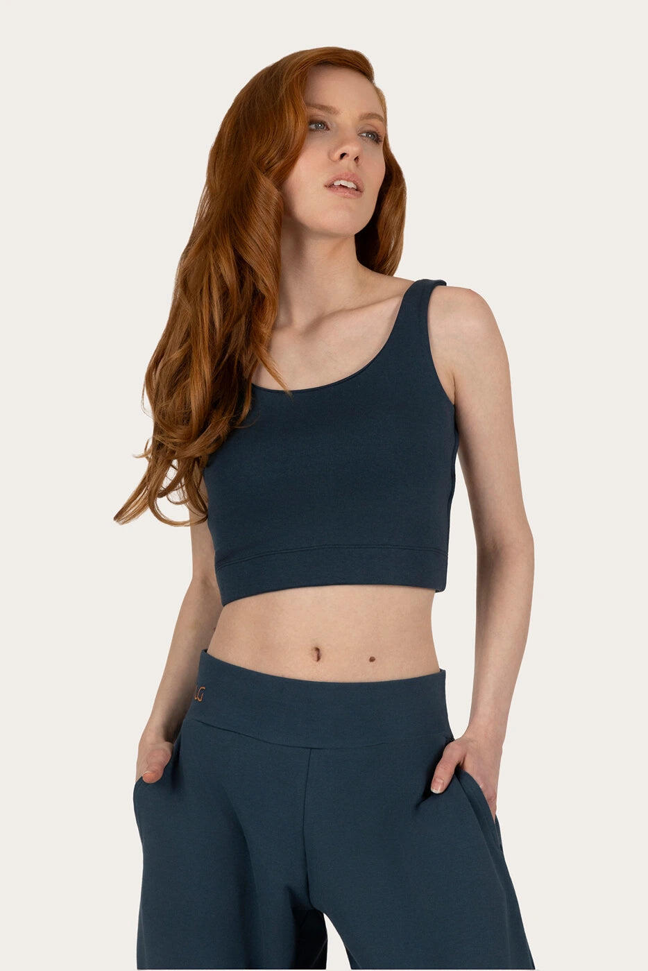 Soutien-Gorge de Sport de Yoga et Pilates Mandala – Blue Foncé 2/5