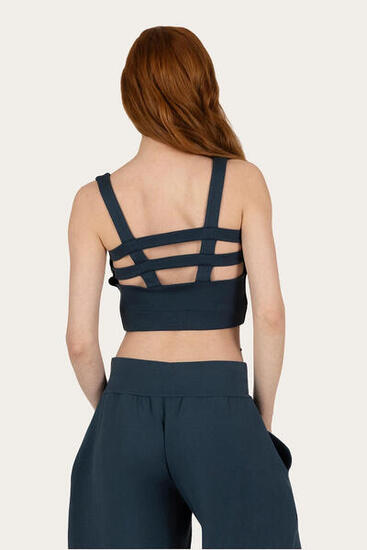 Soutien-Gorge de Sport de Yoga et Pilates Mandala – Blue Foncé