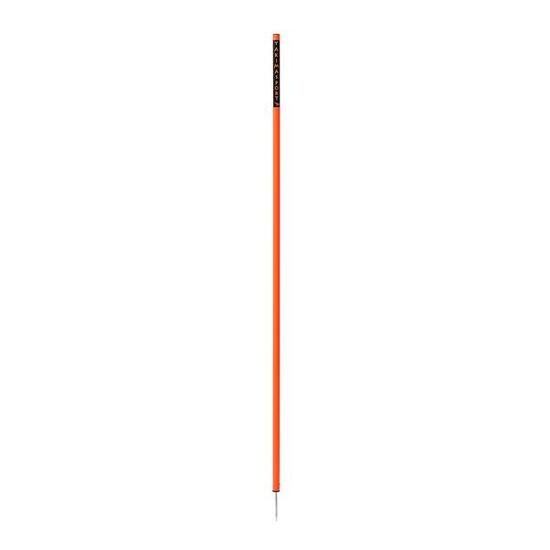 Slalomstangen 10er-Set 170–175 cm, Metallspitze, Orange