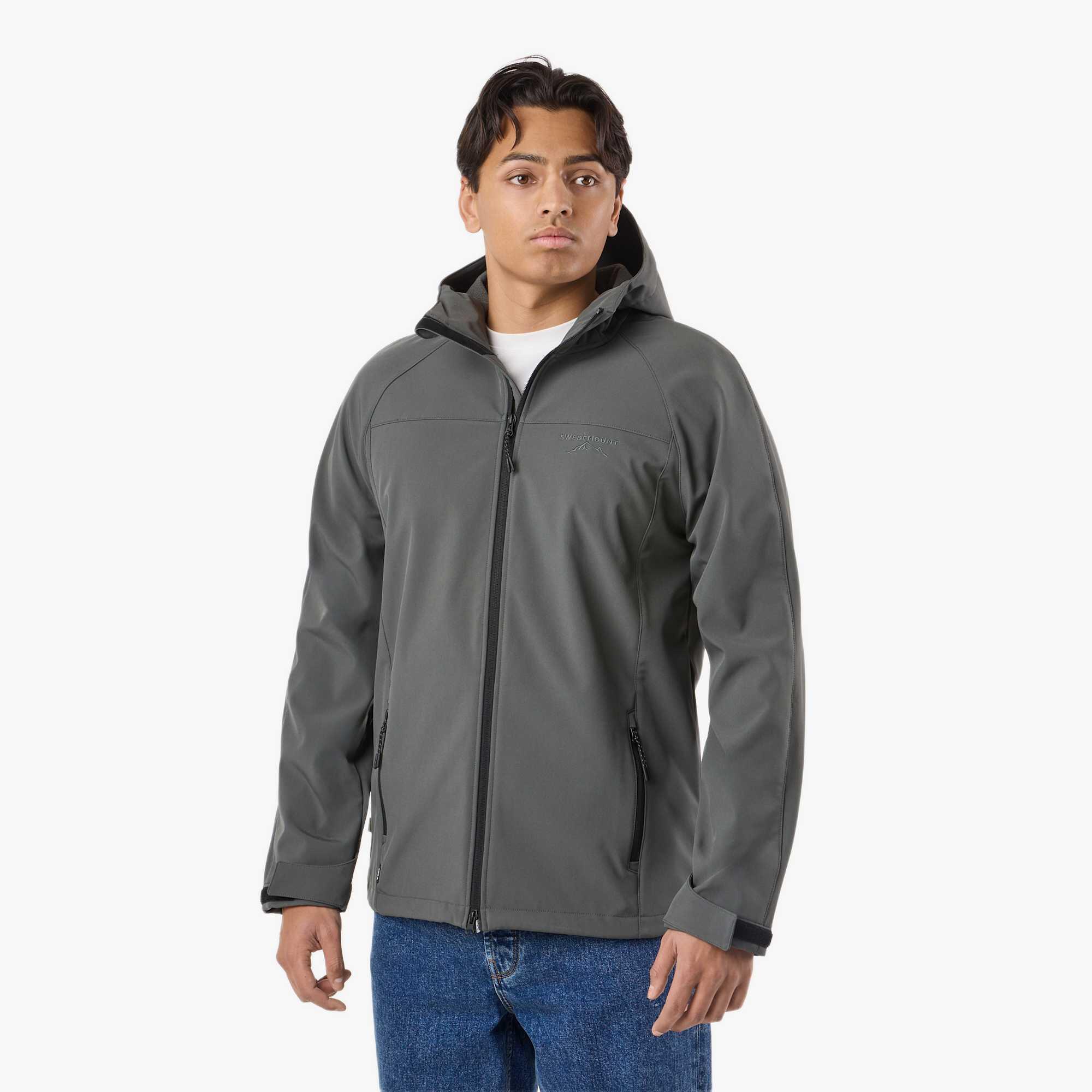 Kurtka Softshell Wędrówki Mężczyzna Tromsö Wiatroszczelny