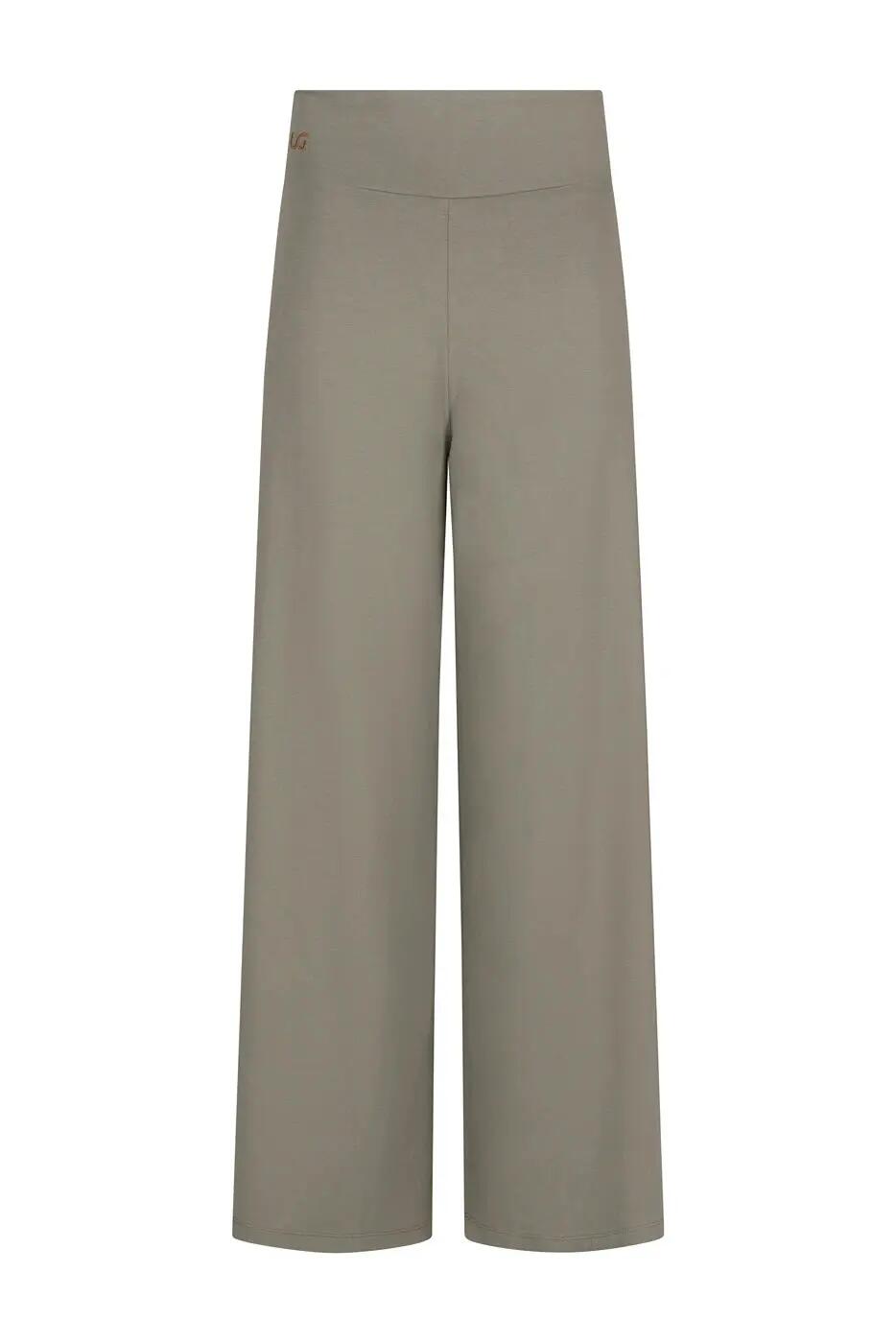 Pantalon de yoga et athleisure Nyx à coupe large – gris galet 4/5