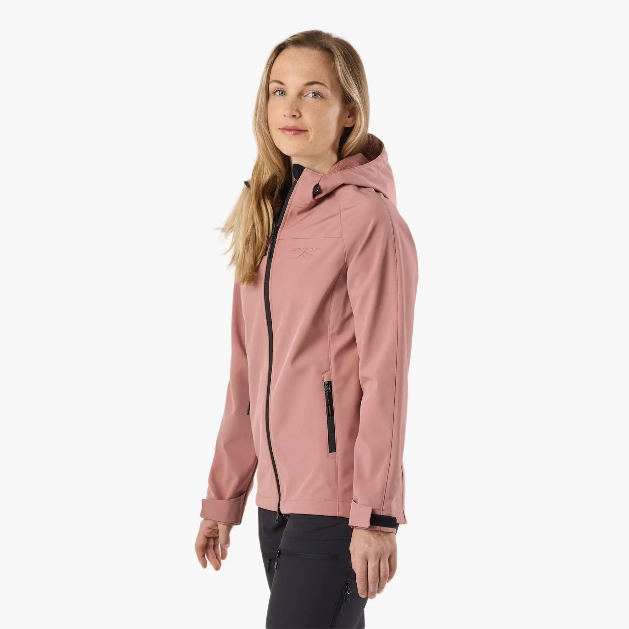 Softshell Jas Wandelen Vrouw Stryn Waterdicht 4/8