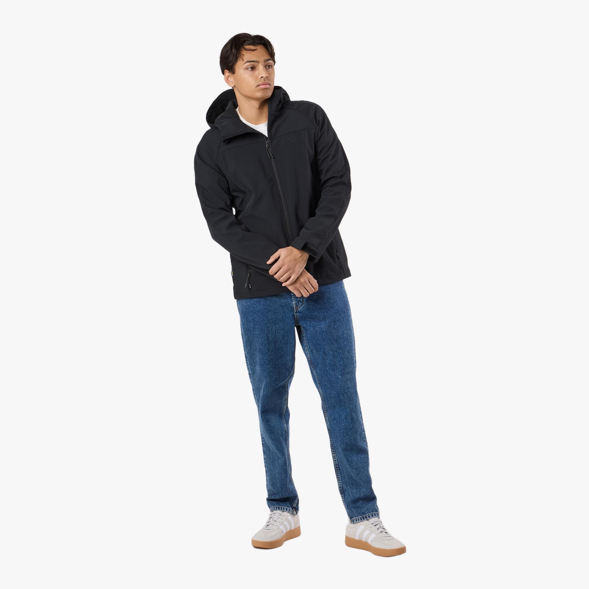 Heren hiking softshell jas winddicht ademend Tromsö 3/8