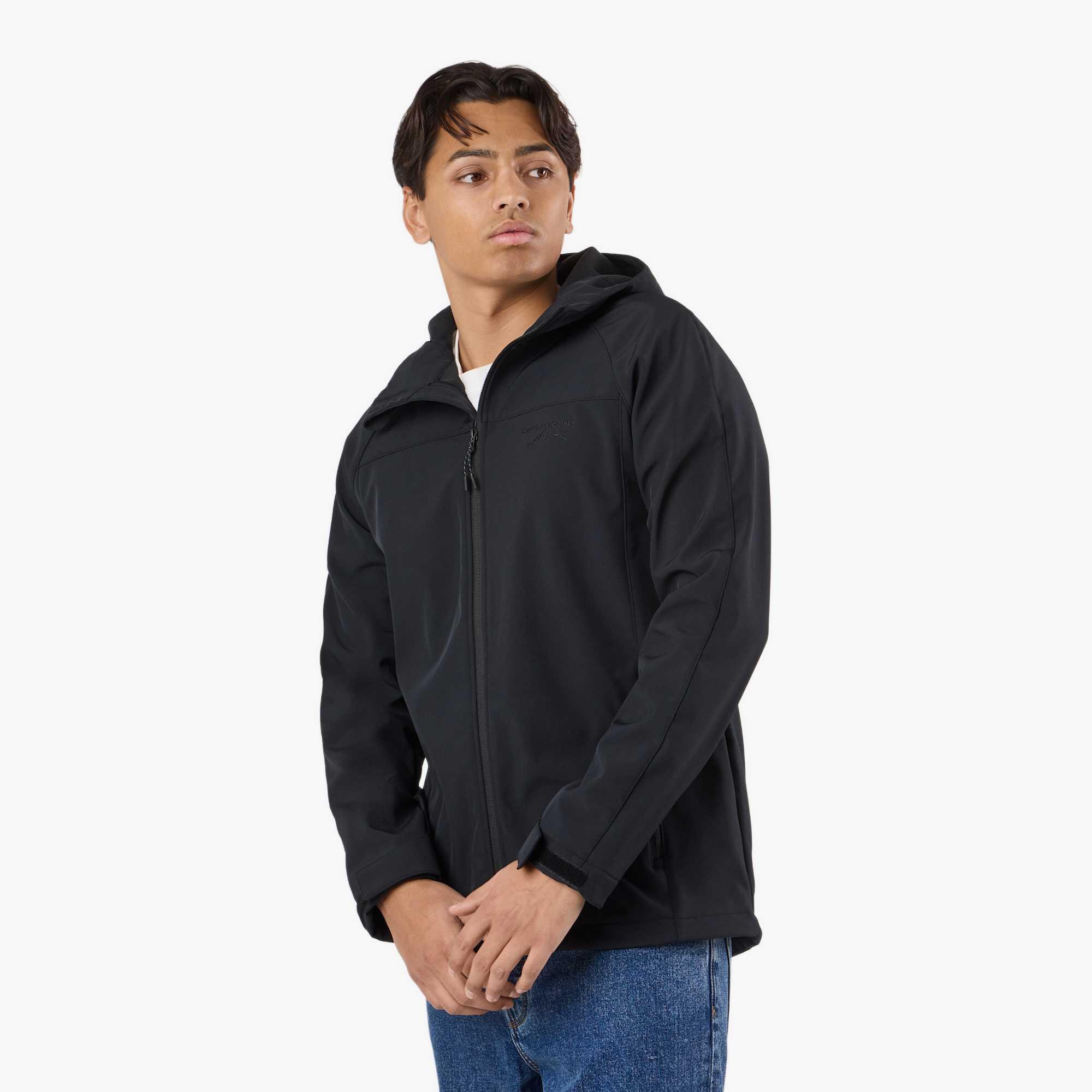 Heren hiking softshell jas winddicht ademend Tromsö 4/8