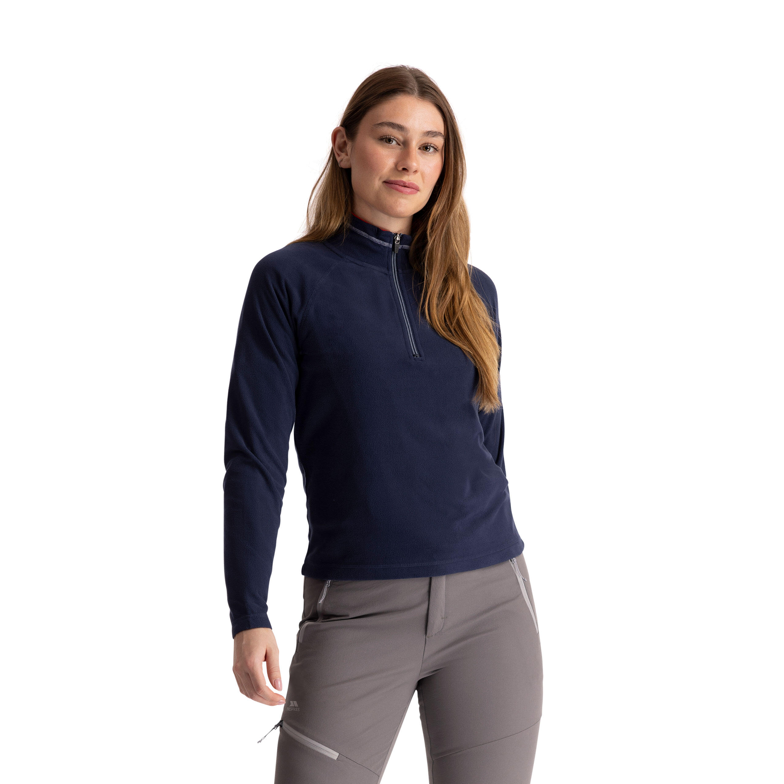 Trespass Skylar - Female Fleece At100 Navy / Red 3/5
