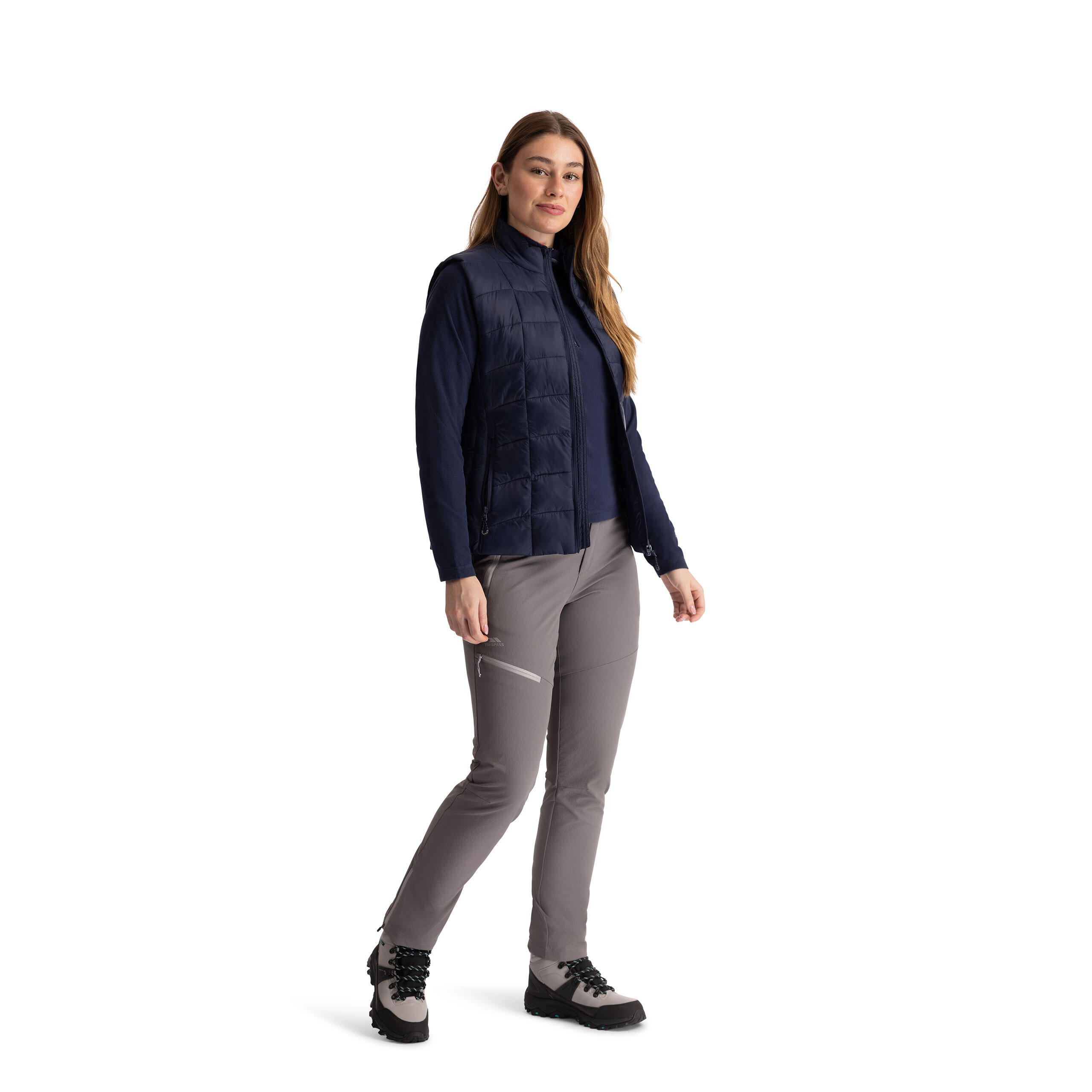 Trespass Skylar - Female Fleece At100 Navy / Red 2/5