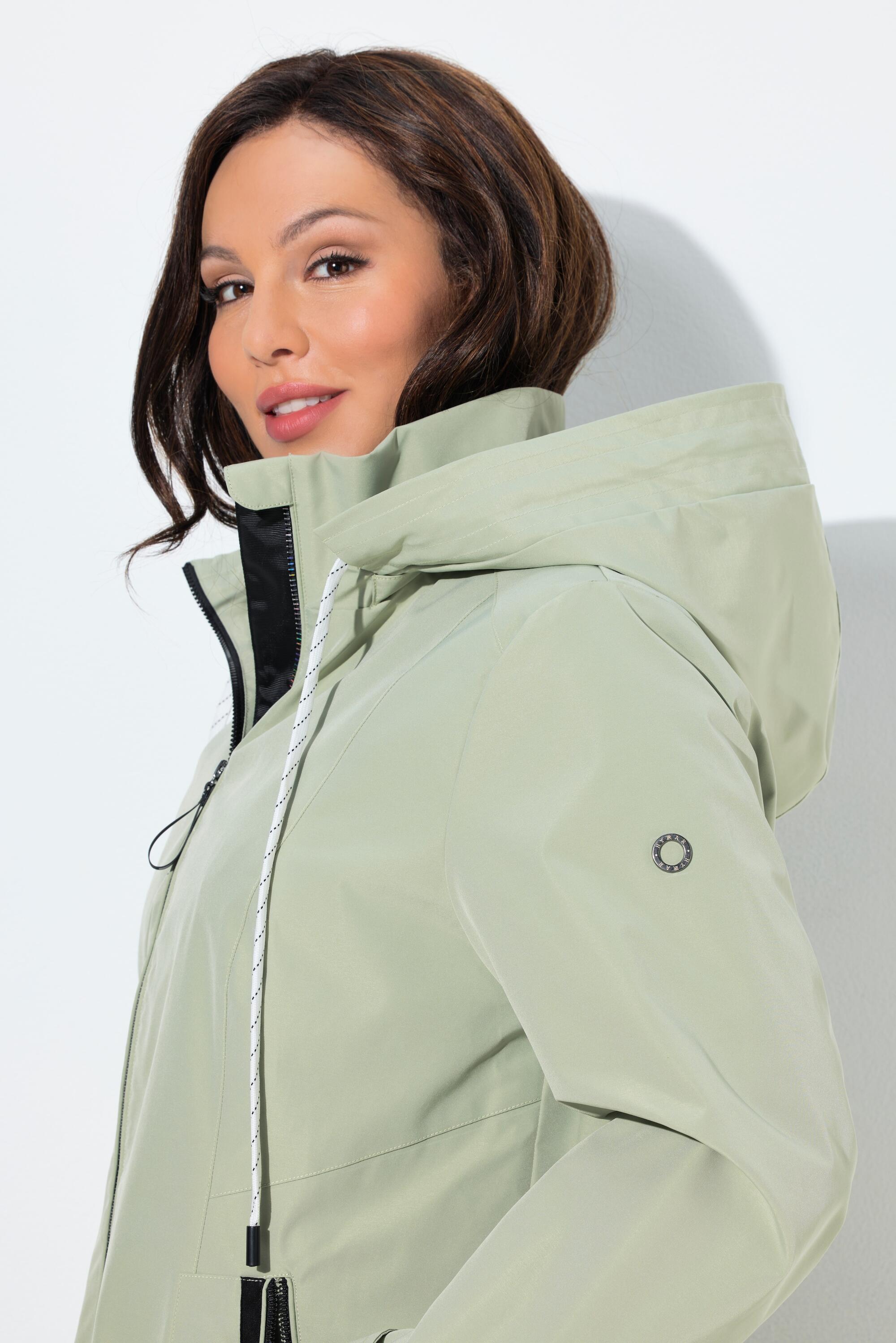 Femme Veste technique HYPRAR à capuche matière déperlante coupe évasée 3/7