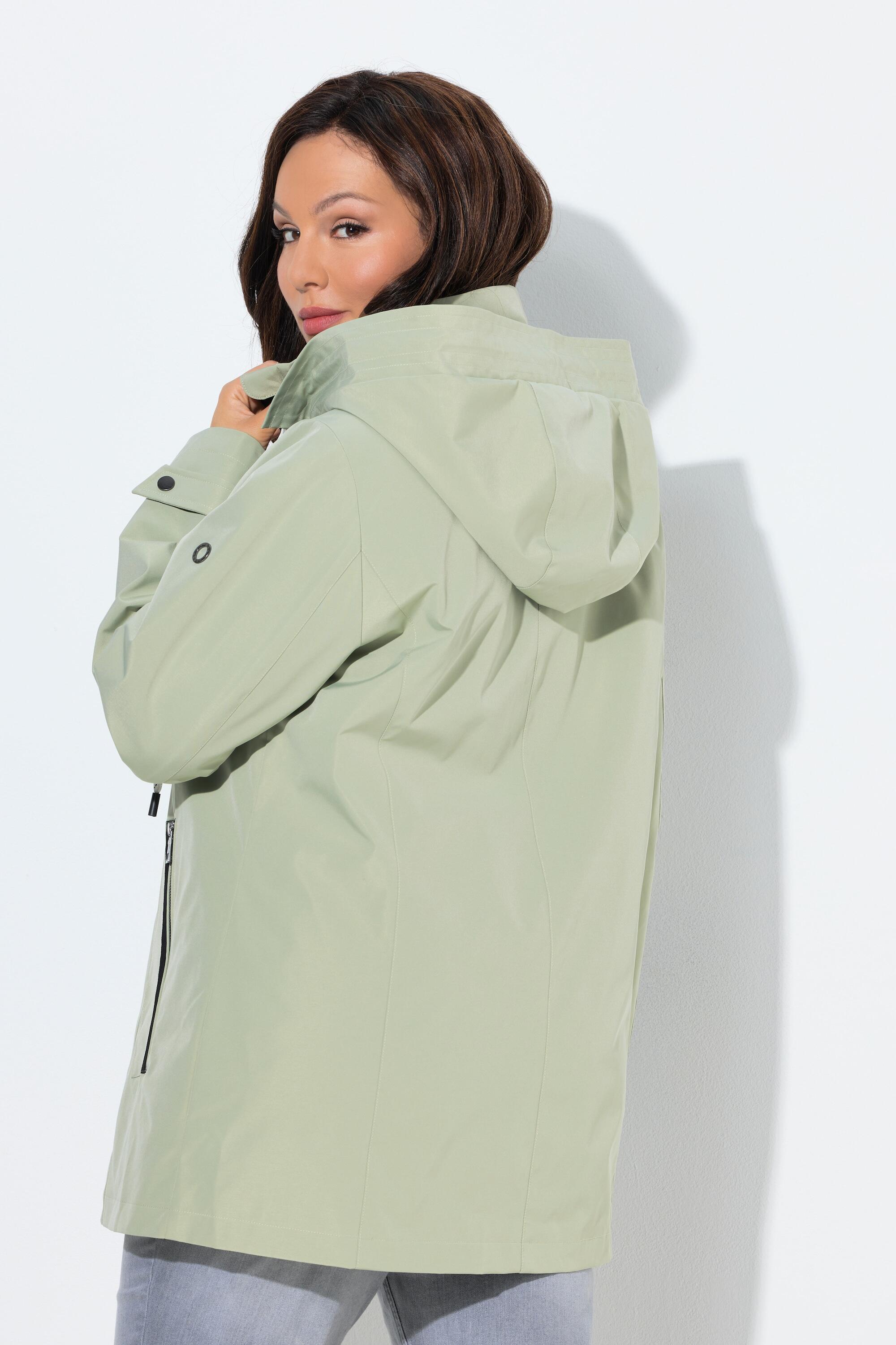 Femme Veste technique HYPRAR à capuche matière déperlante coupe évasée 2/7