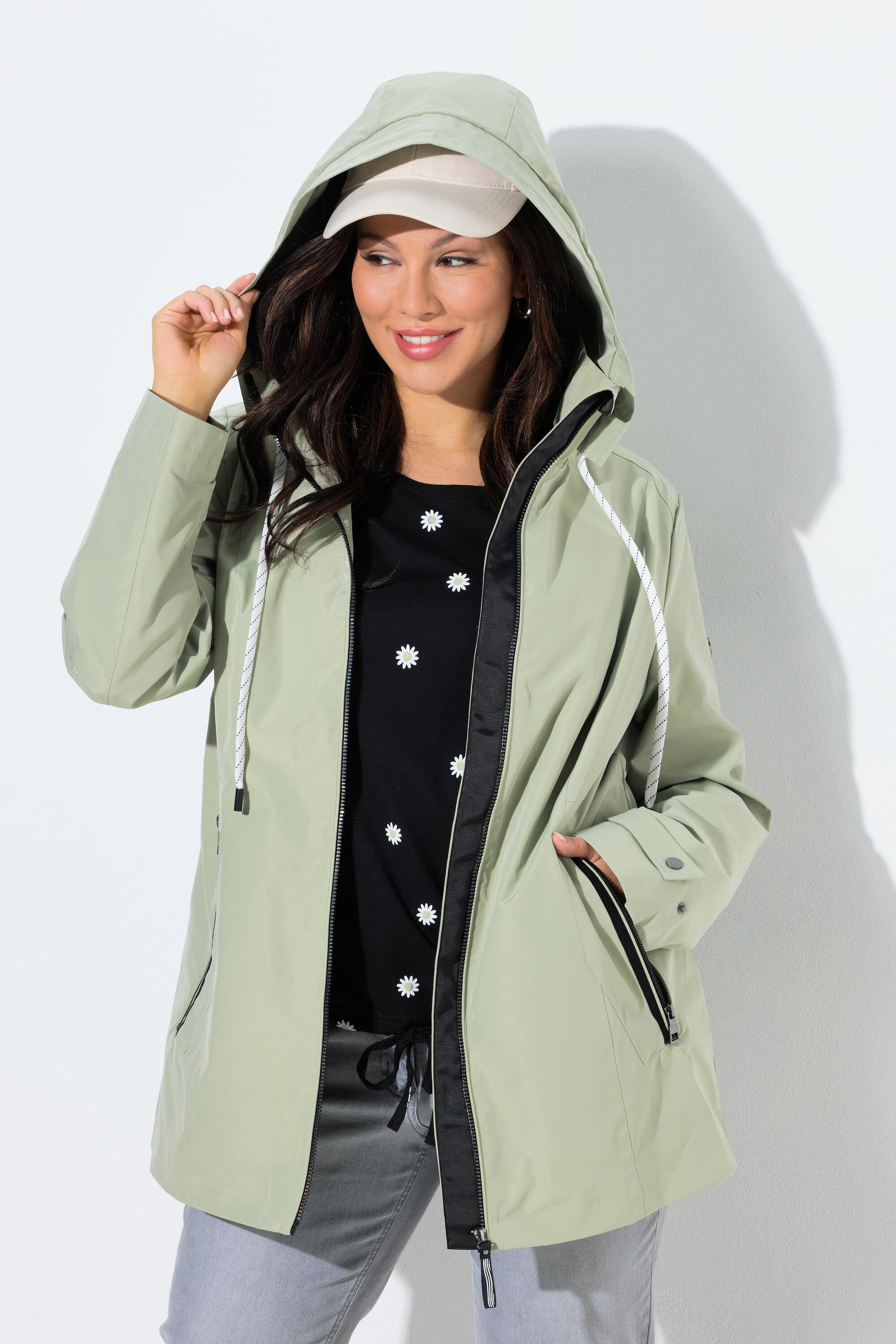 Femme Veste technique HYPRAR à capuche matière déperlante coupe évasée 6/7
