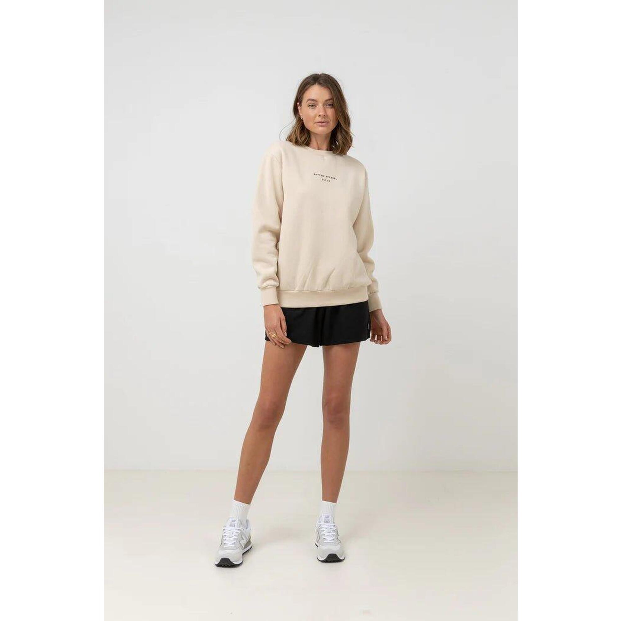 Rhythm - Classic Brand - Sweat Femme - Sweat-shirt - Blanc - Decathlon