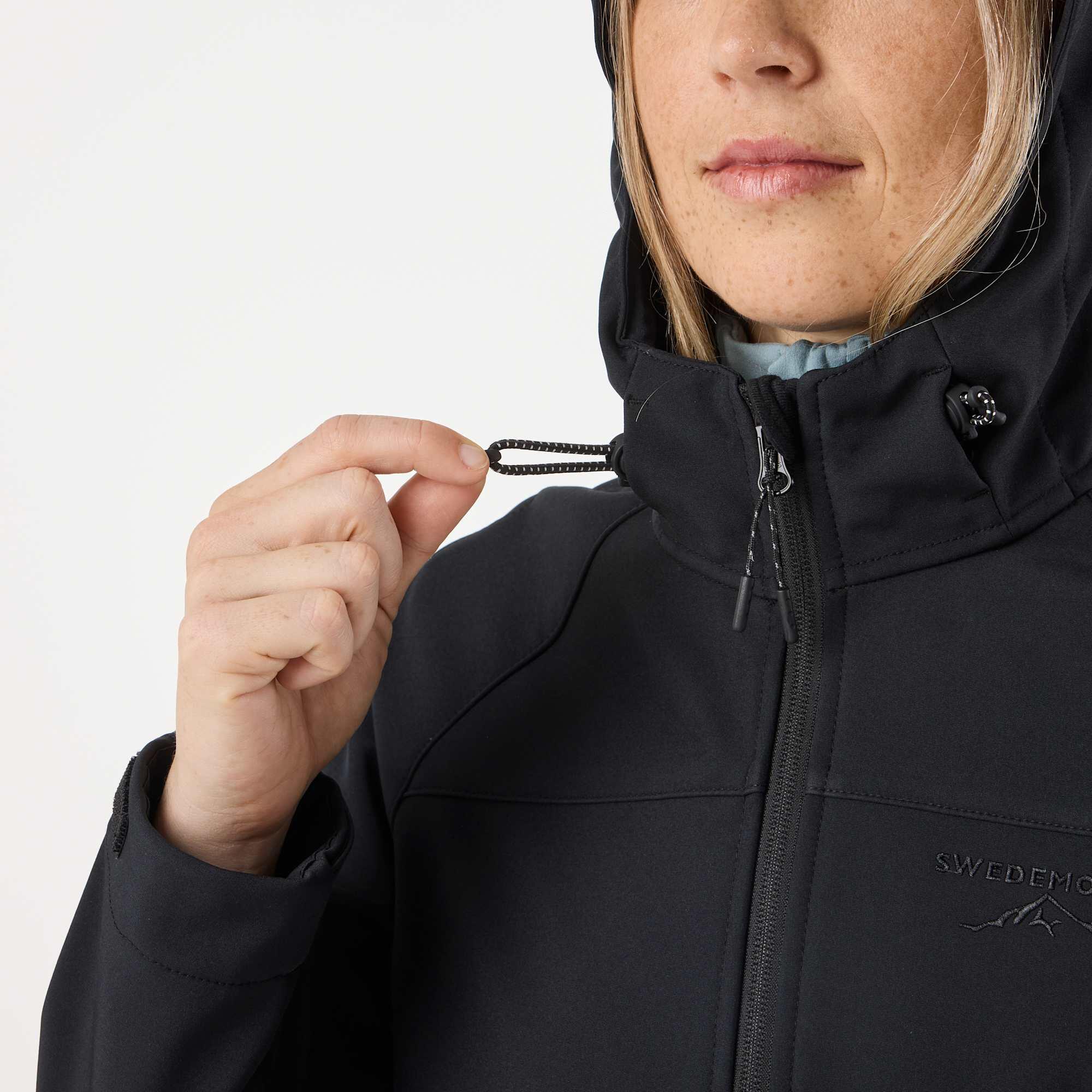 Veste softshell randonnée femme imperméable respirante Stryn Softshell 6/8