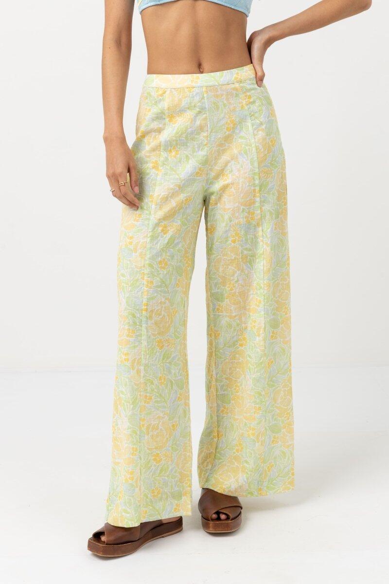 Magnolia Floral - Wijde Pantalon Dames 3/5