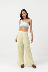 Magnolia Floral - Wide Leg Pantalon Femme