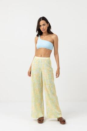Magnolia Floral - Wide Leg Pantalon Femme