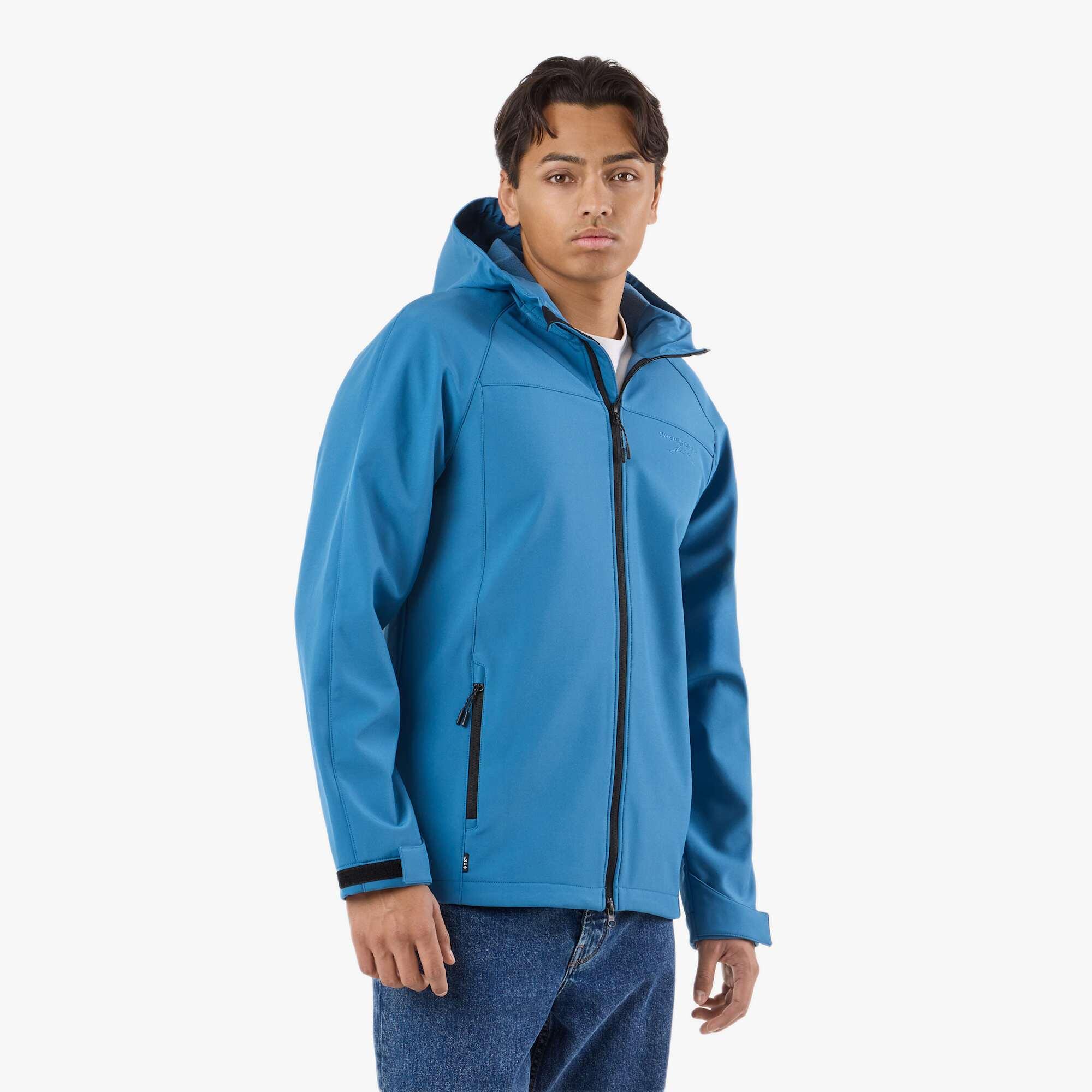 Kurtka Softshell Wędrówki Mężczyzna Tromsö Wiatroszczelny