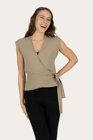 Top de yoga cache-cœur Aurora tendance – Fern