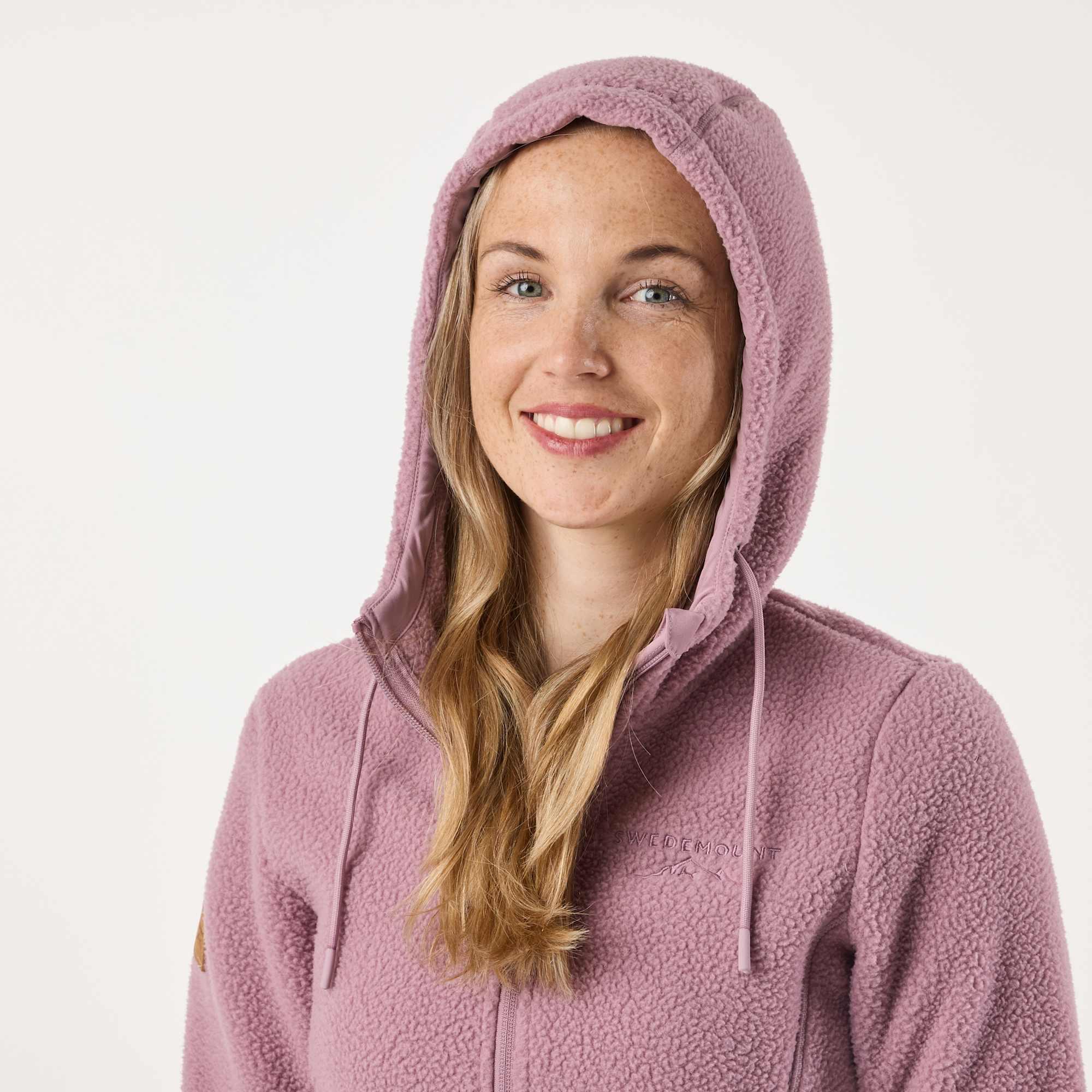 Bluza Polarowa Wędrówki Kobieta Nordkap Regulowany kaptur 5/9