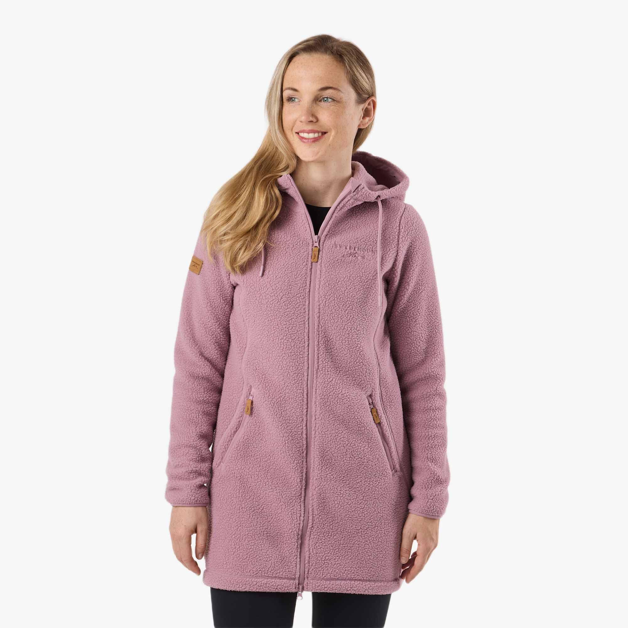 Bluza Polarowa Wędrówki Kobieta Nordkap Regulowany kaptur