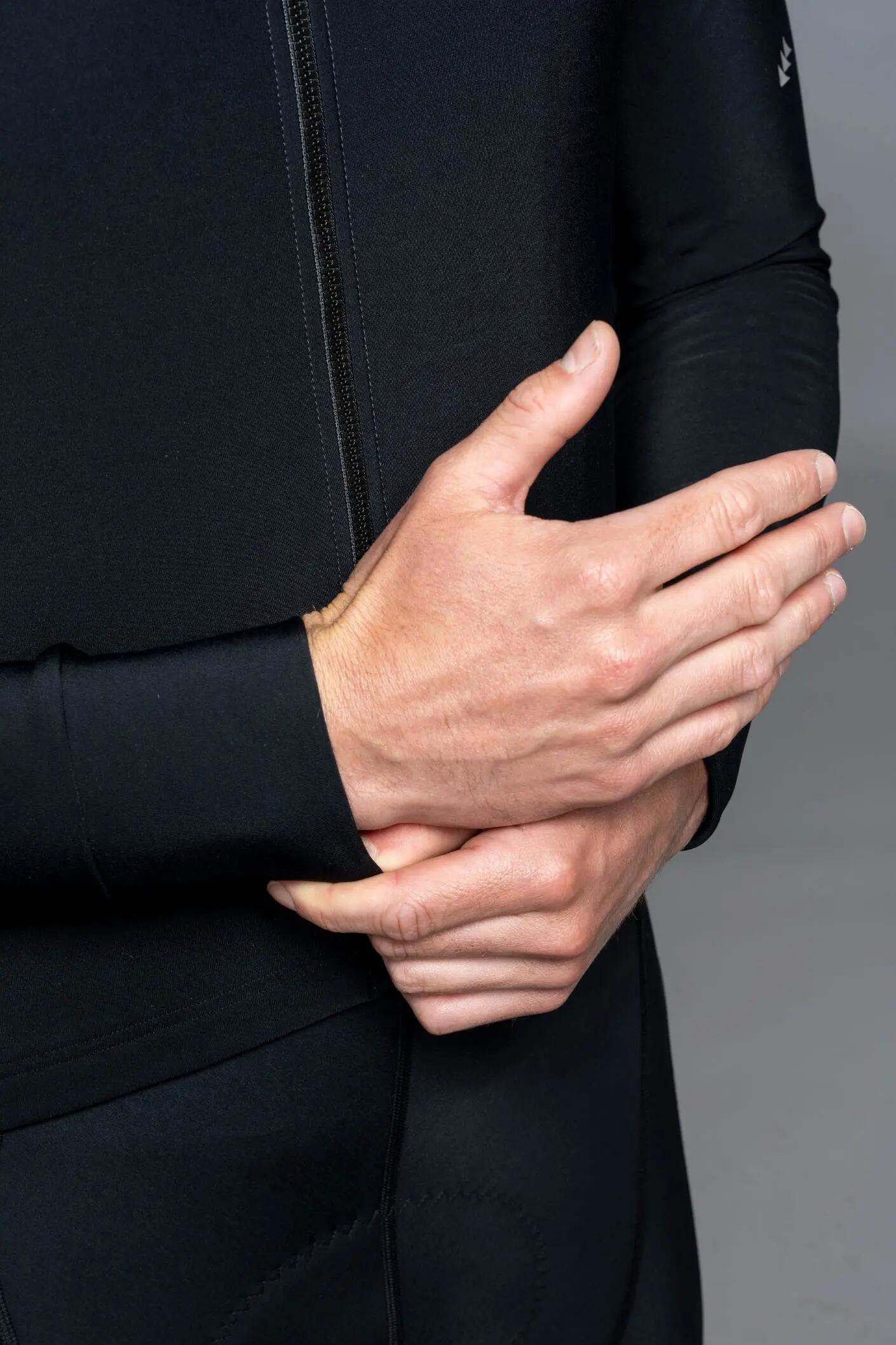 Veste Vélo Hiver Isolante Déperlante Homme - Tempest Eclipse Noir 7/7