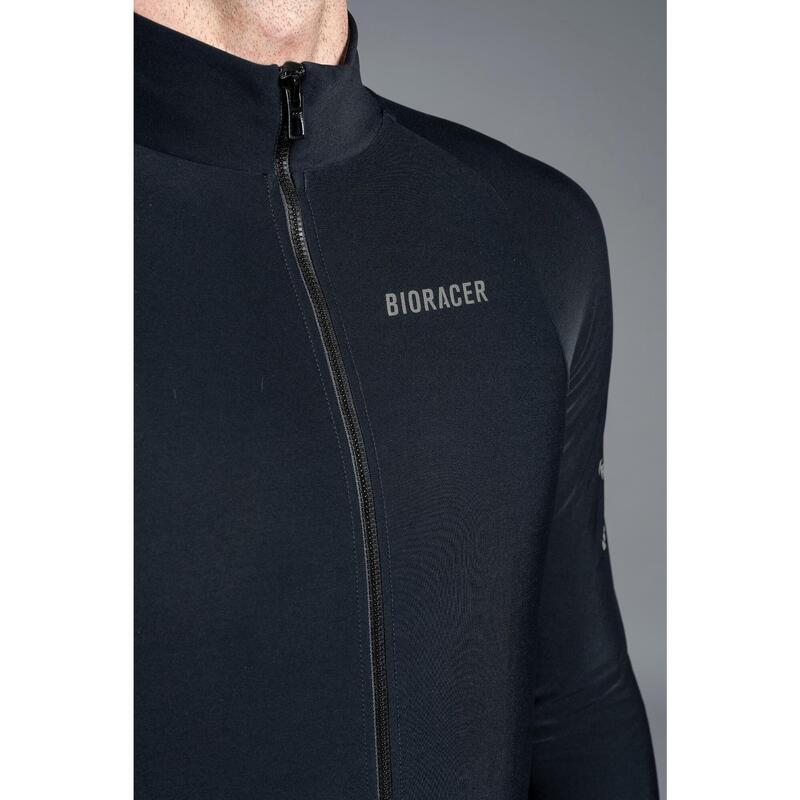 Winter Cycling Jacket Insulated Water-Repellent Men - Tempest Eclipse Black